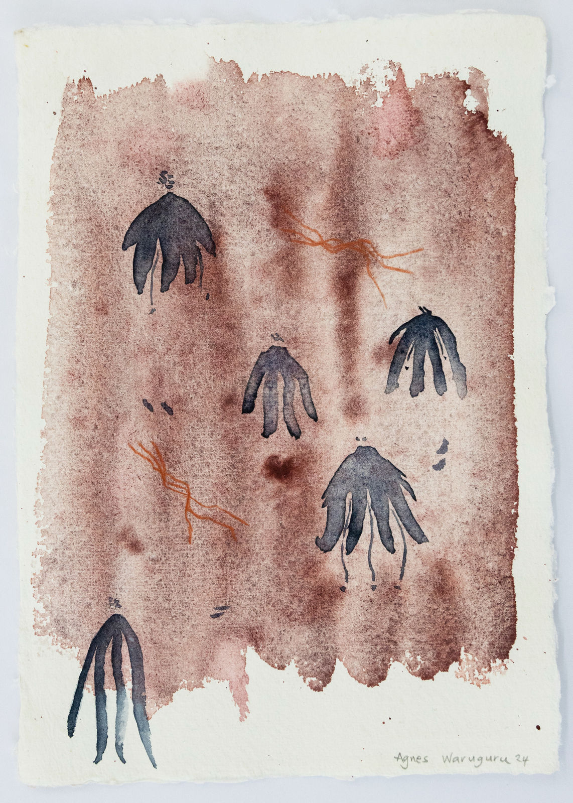 Agnes Waruguru, Seed Pods Travellers I, 2024