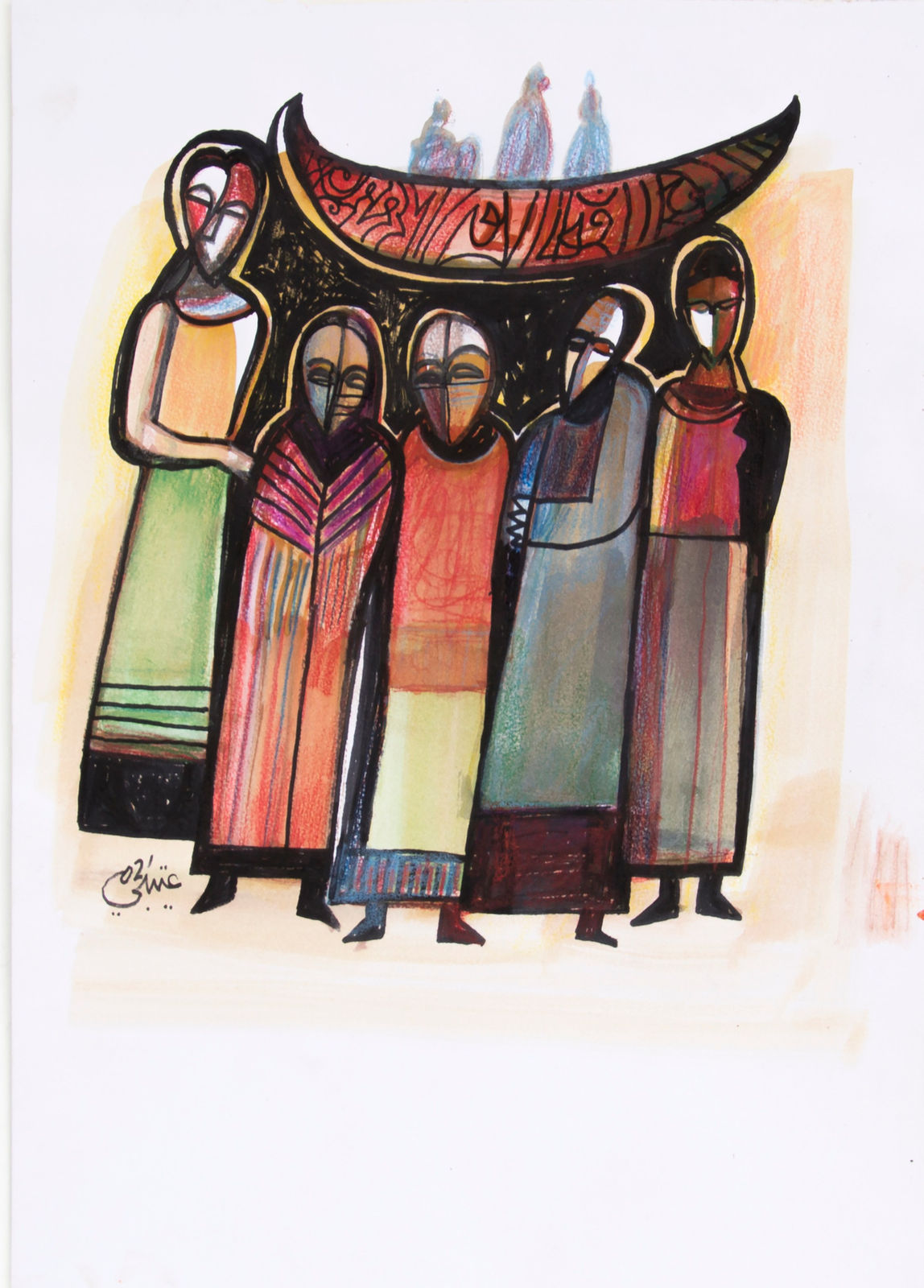 Mohamed Abdella Otaybi, Untitled VII, 2002