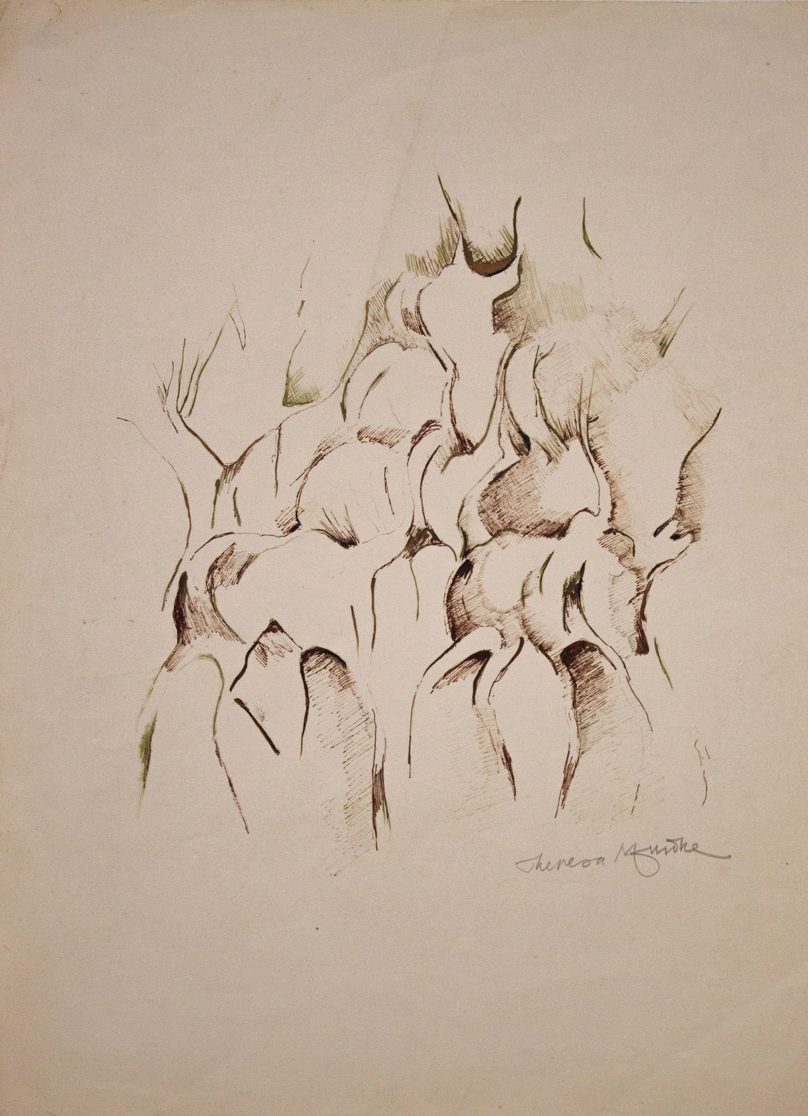 Theresa Musoke, Impala Herd III, circa 1970s