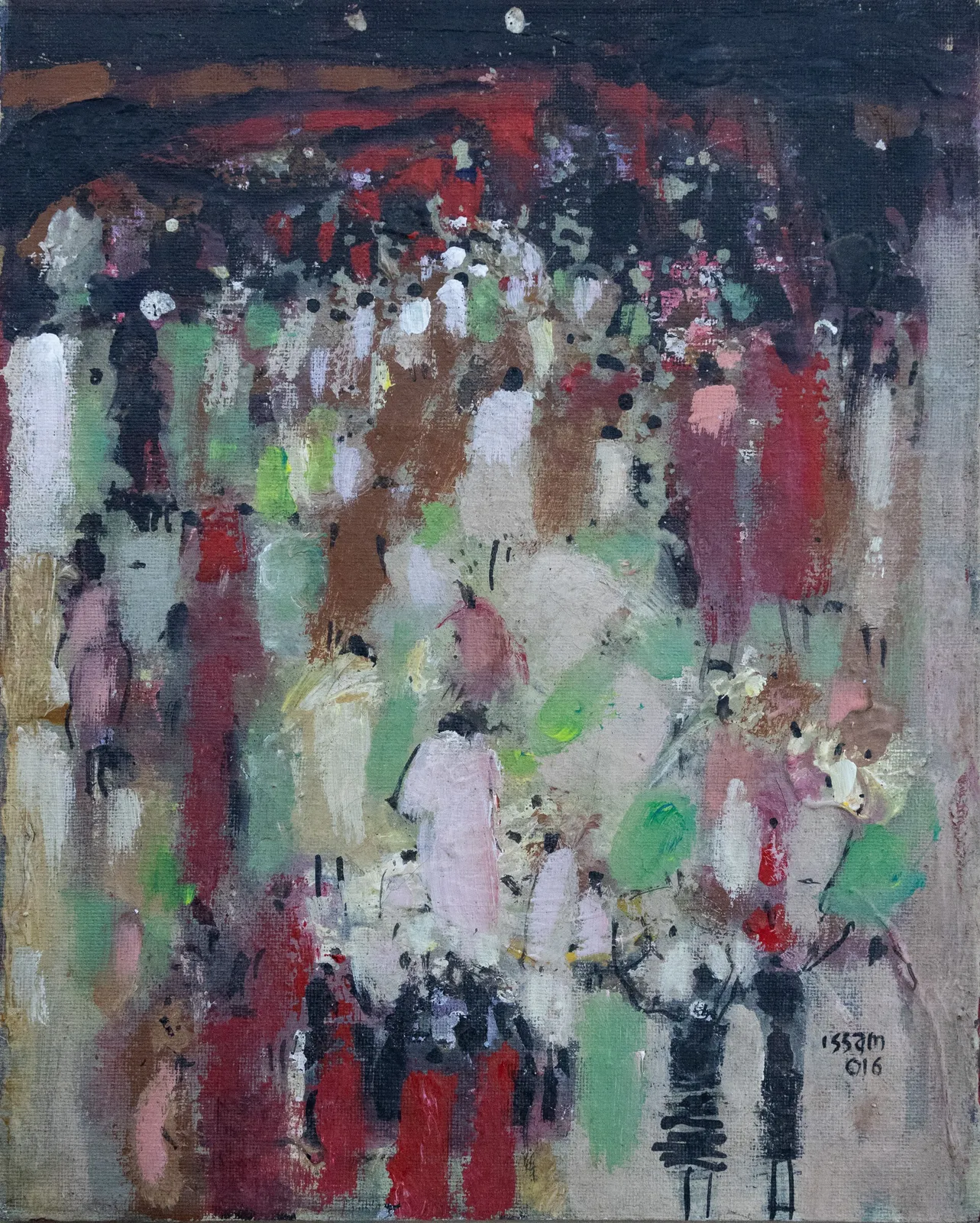 Issam Hafiez, Going to the Market (Zouma), 2016