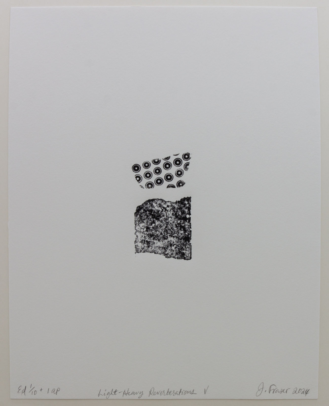 Jonathan Sölanke Gathaara Fraser, Light - Heavy Reverberations (V), 2024