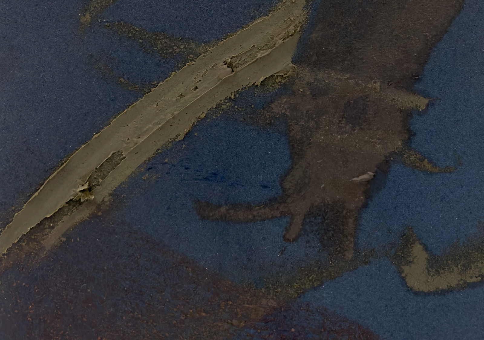 Claire Baker, air dive 8 (pre-dawn, Vindhya range, Madhya Pradesh, March 8, 2023) , 2023