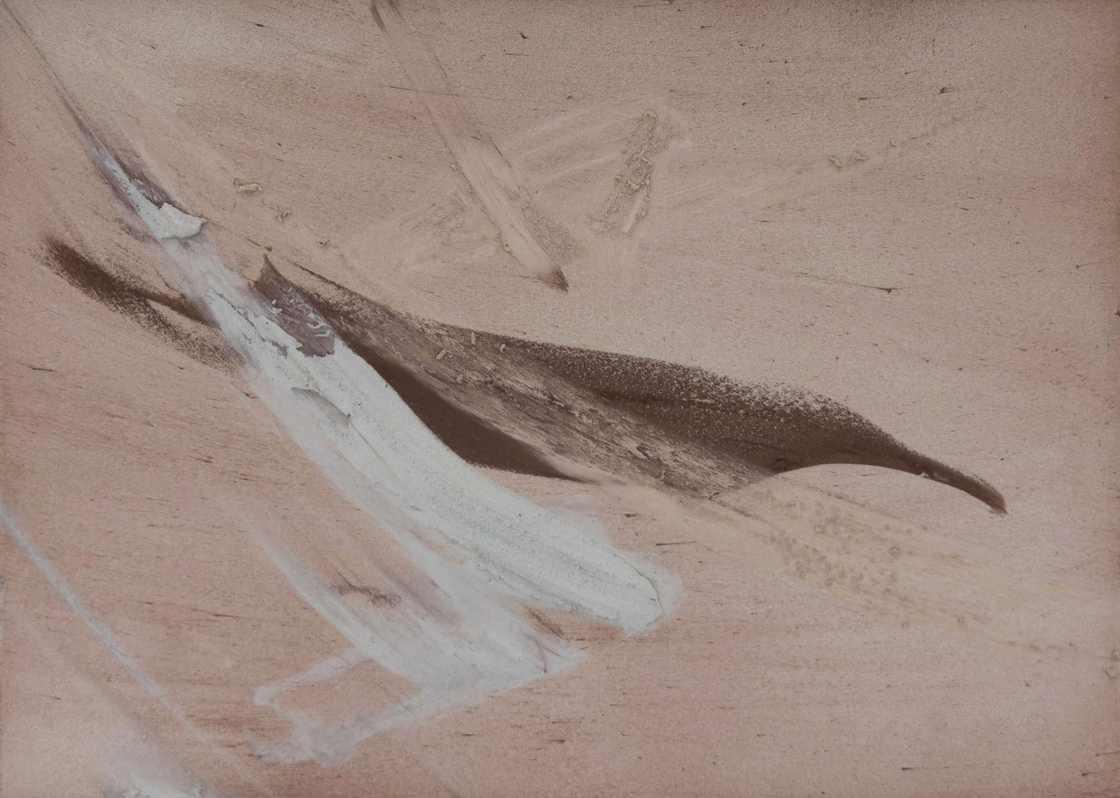 Claire Baker, pink breeze, aloft 15 (dawn, Vindhya range, Madhya Pradesh, February 18, 2023), 2023