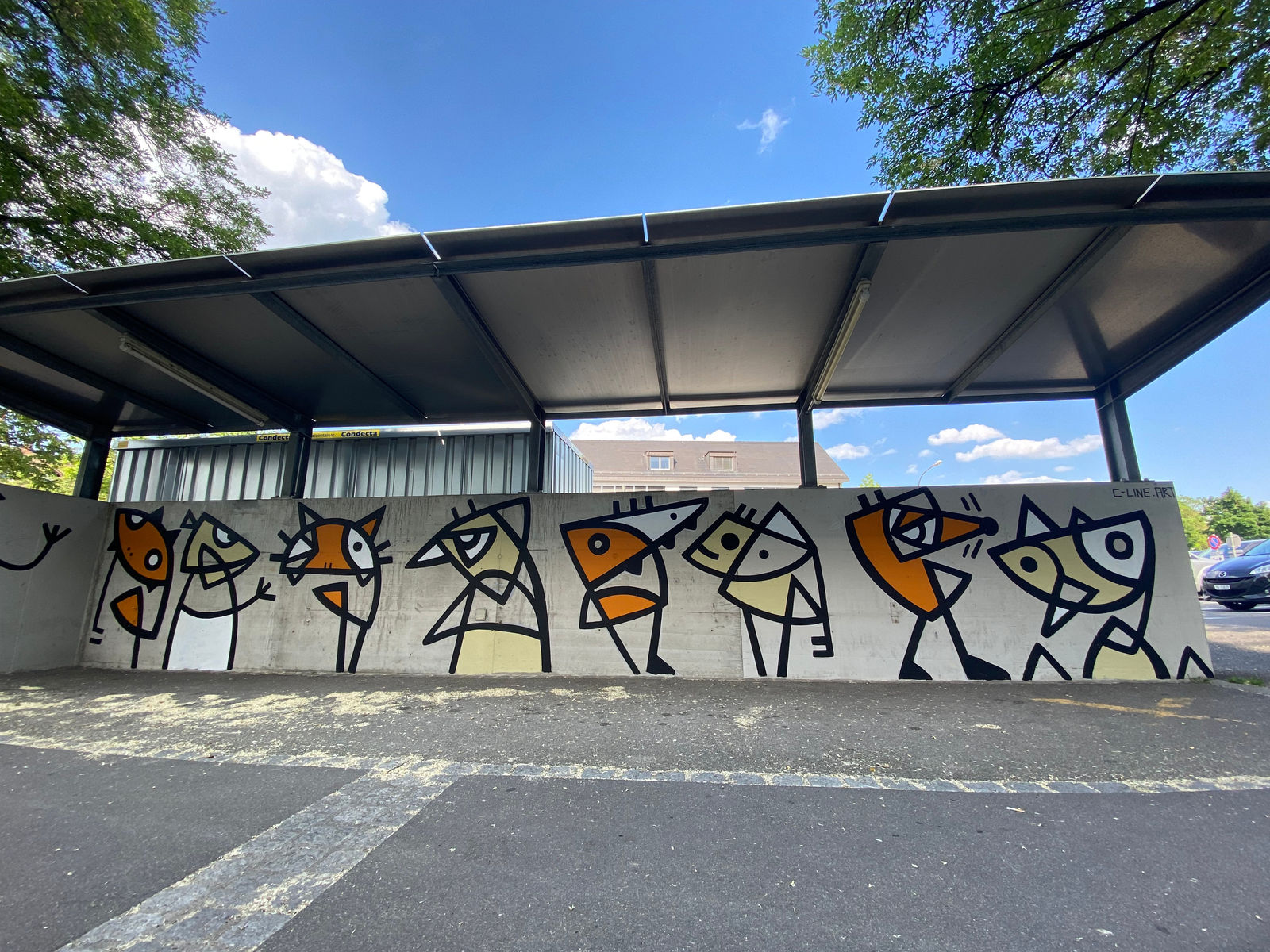 C-line, Mural / Streetartfestival Frauenfeld, 2023