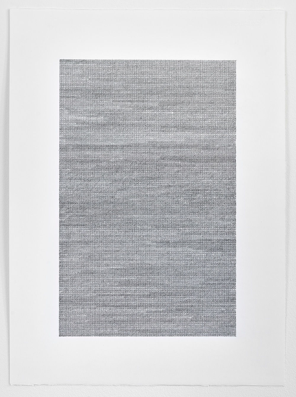 Anna Mossman, Small Diagonal Lines 13, 2017