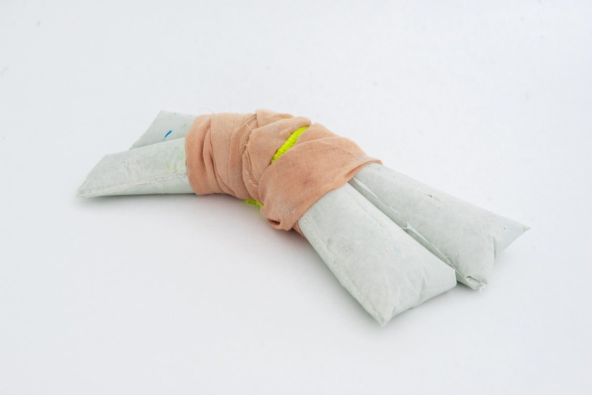 Helen Barff, I wrap my fear around me like a blanket: Maquette 3, 2022