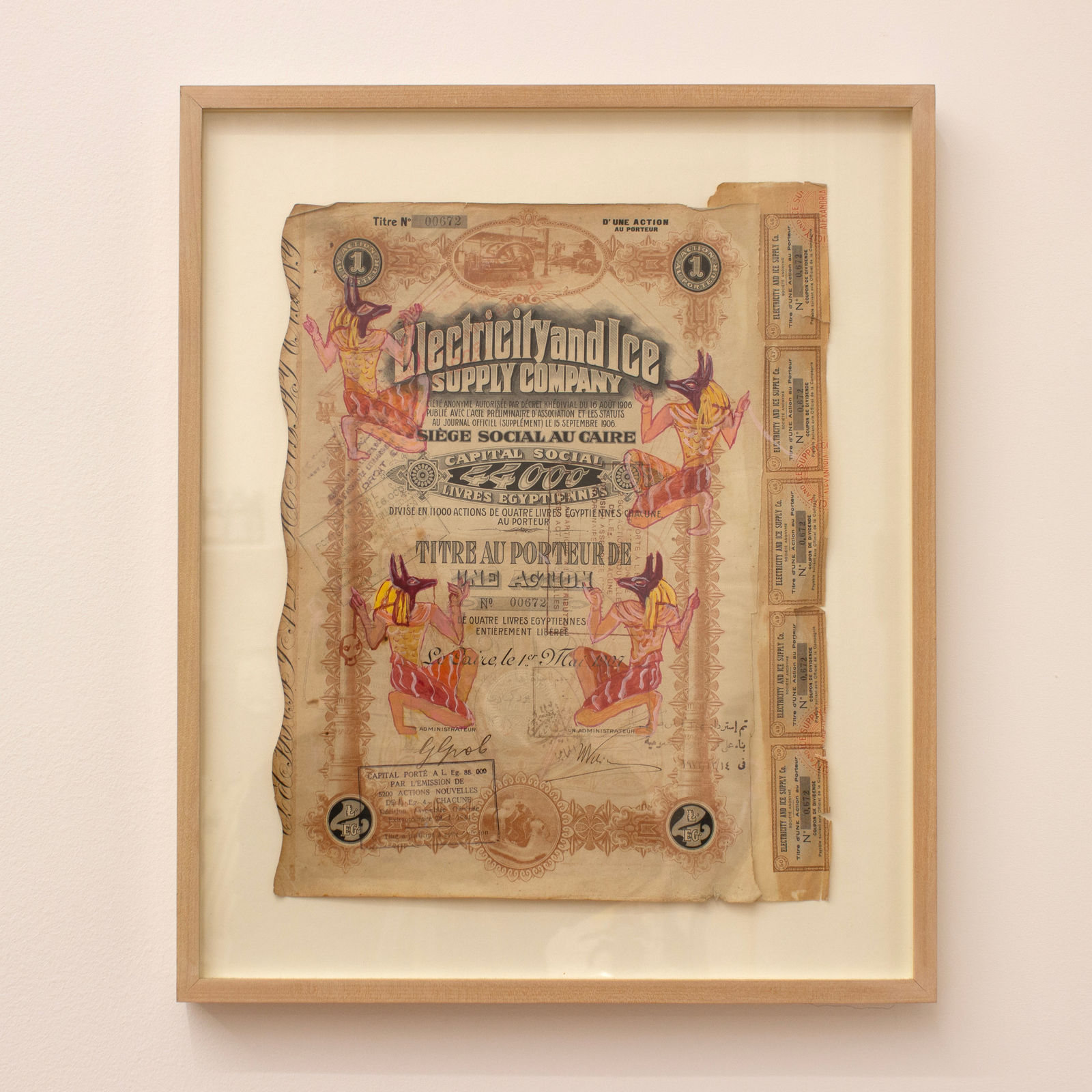 Hew Locke, Cairo Electricity and Ice, 2009