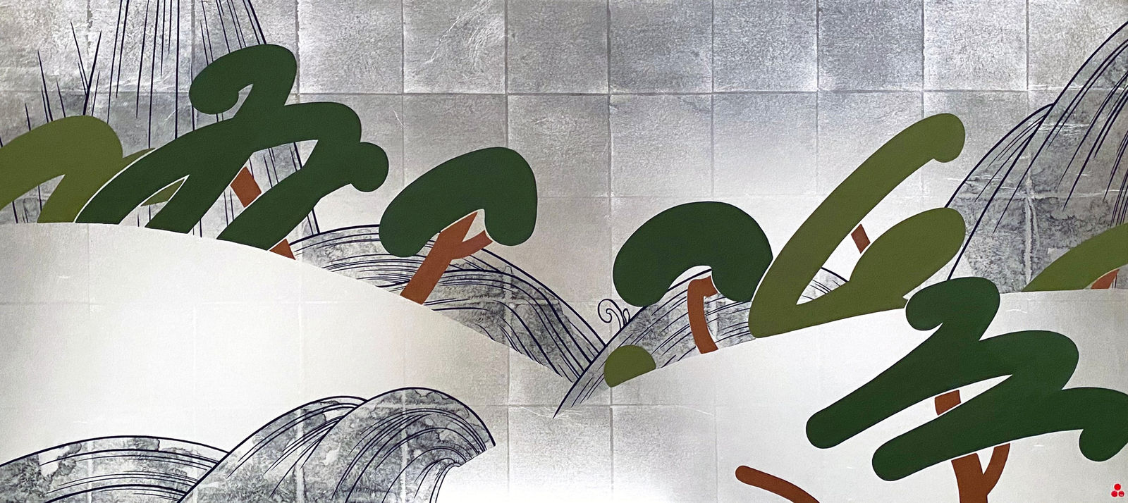 Ryo Shinagawa, Pine and Water Stream, 2020