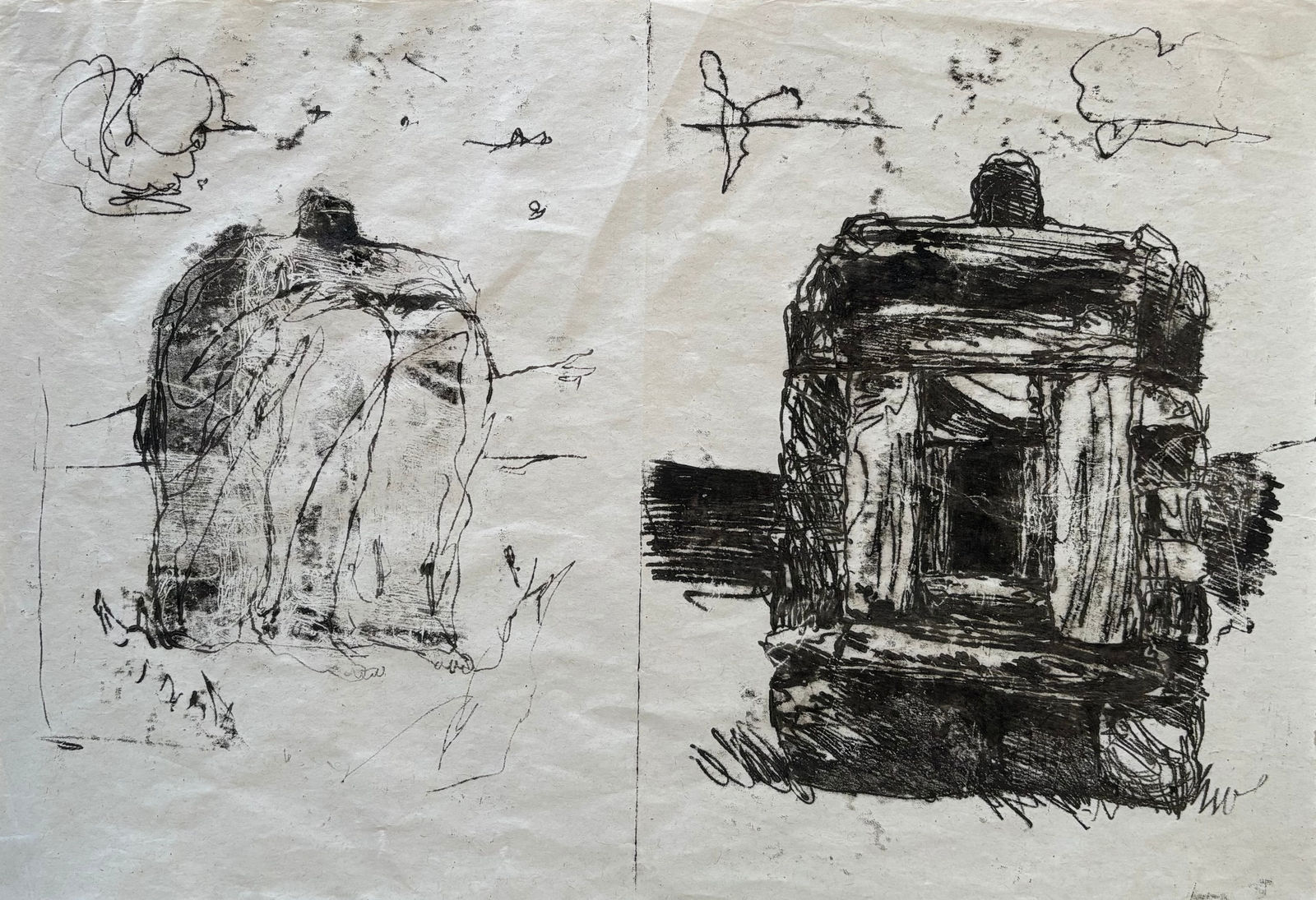 Hugo Winder-Lind, Paradolic stones II, 2025