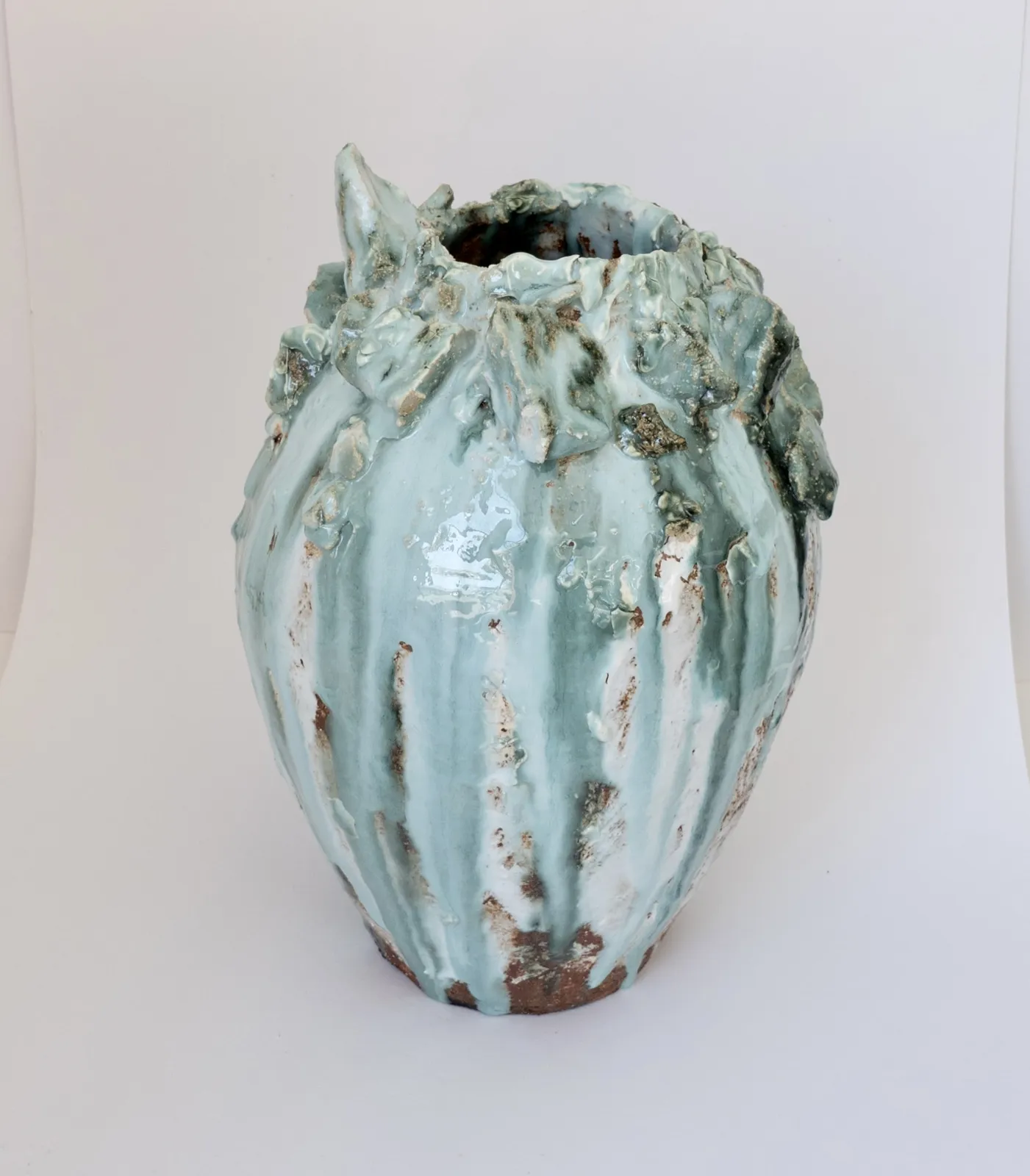 ARD, Large turquoise vase, 2025
