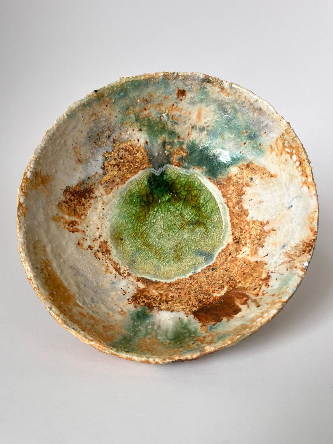 ARD, Sea glass and oxide bowl, 2025
