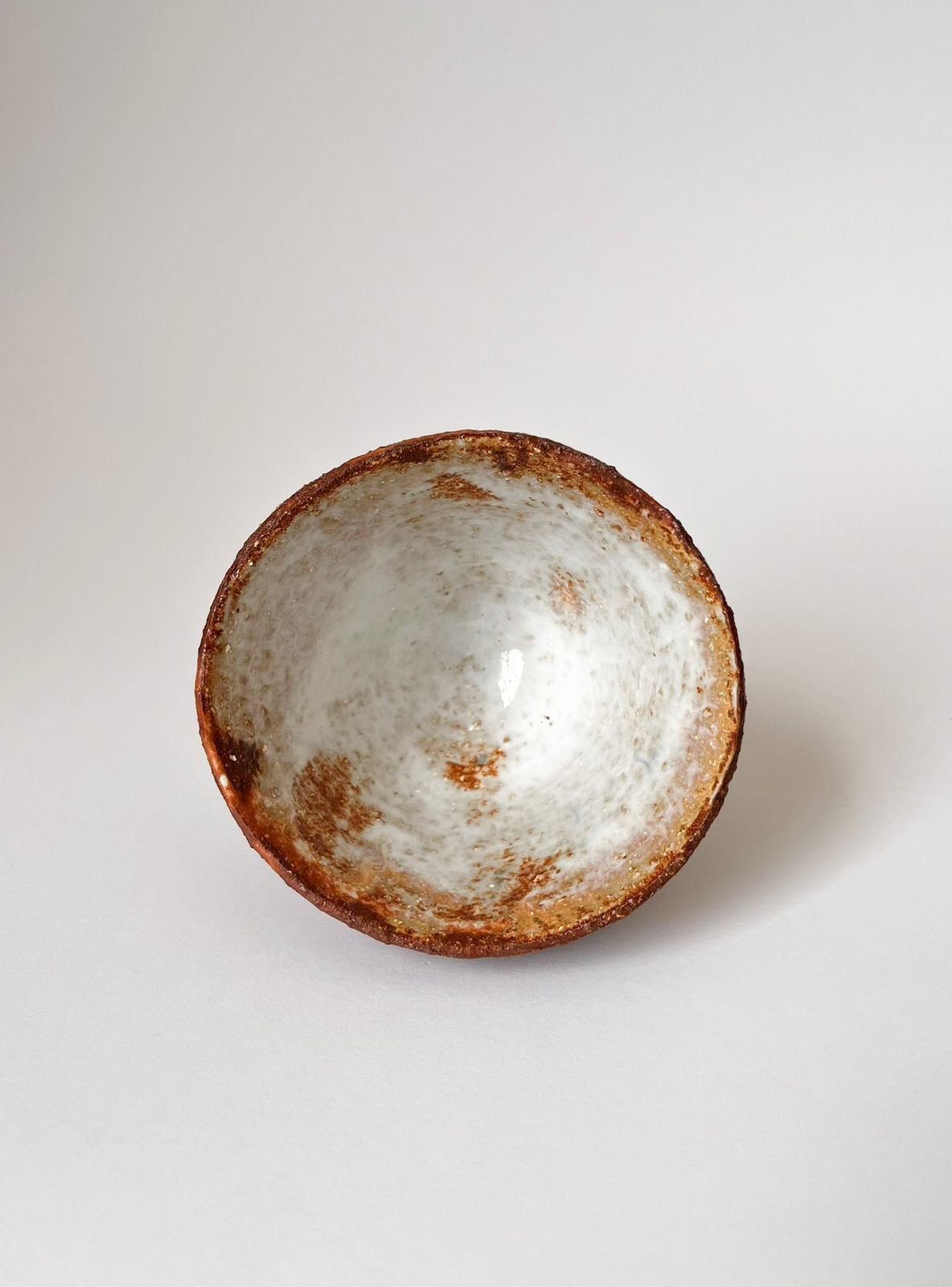 ARD, Small oxide bowl with white inside glaze, 2024