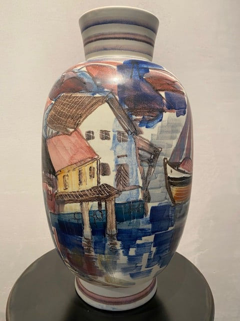 STALHANE Carl Harry, Vase port de pêche, 1944