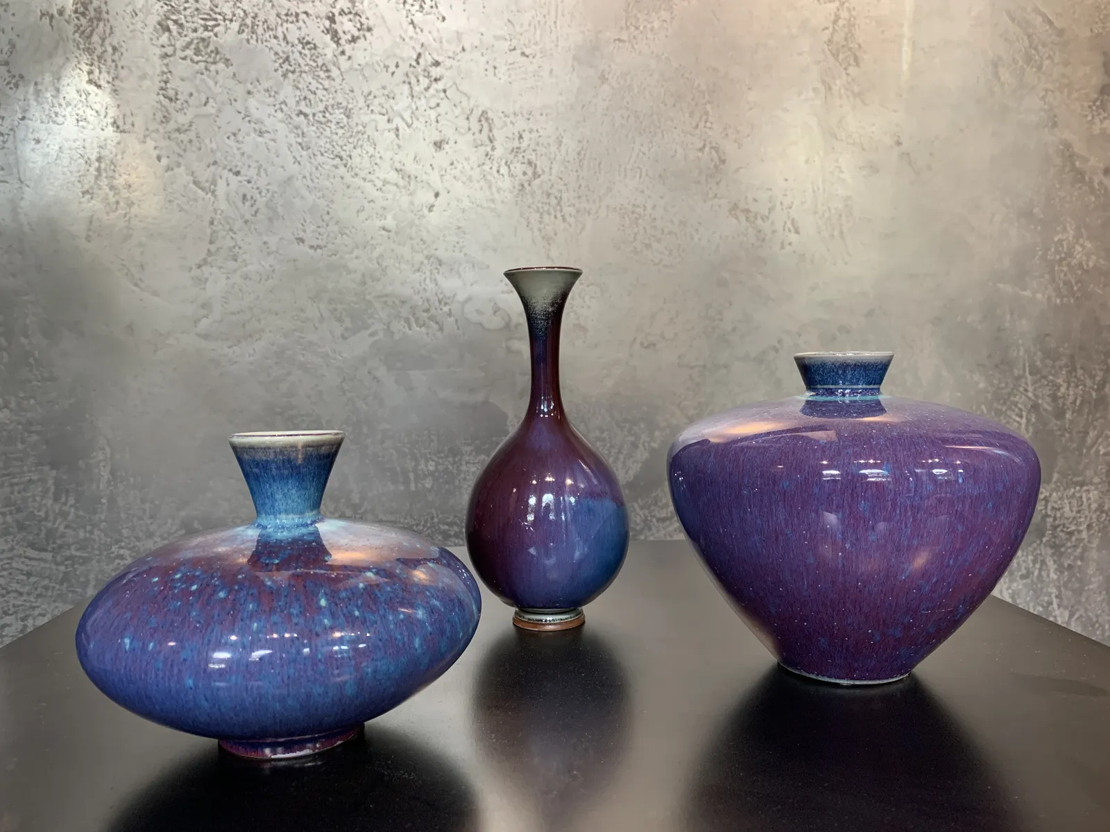 FRIBERG Berndt, Ensemble de trois vases , Circa 1968