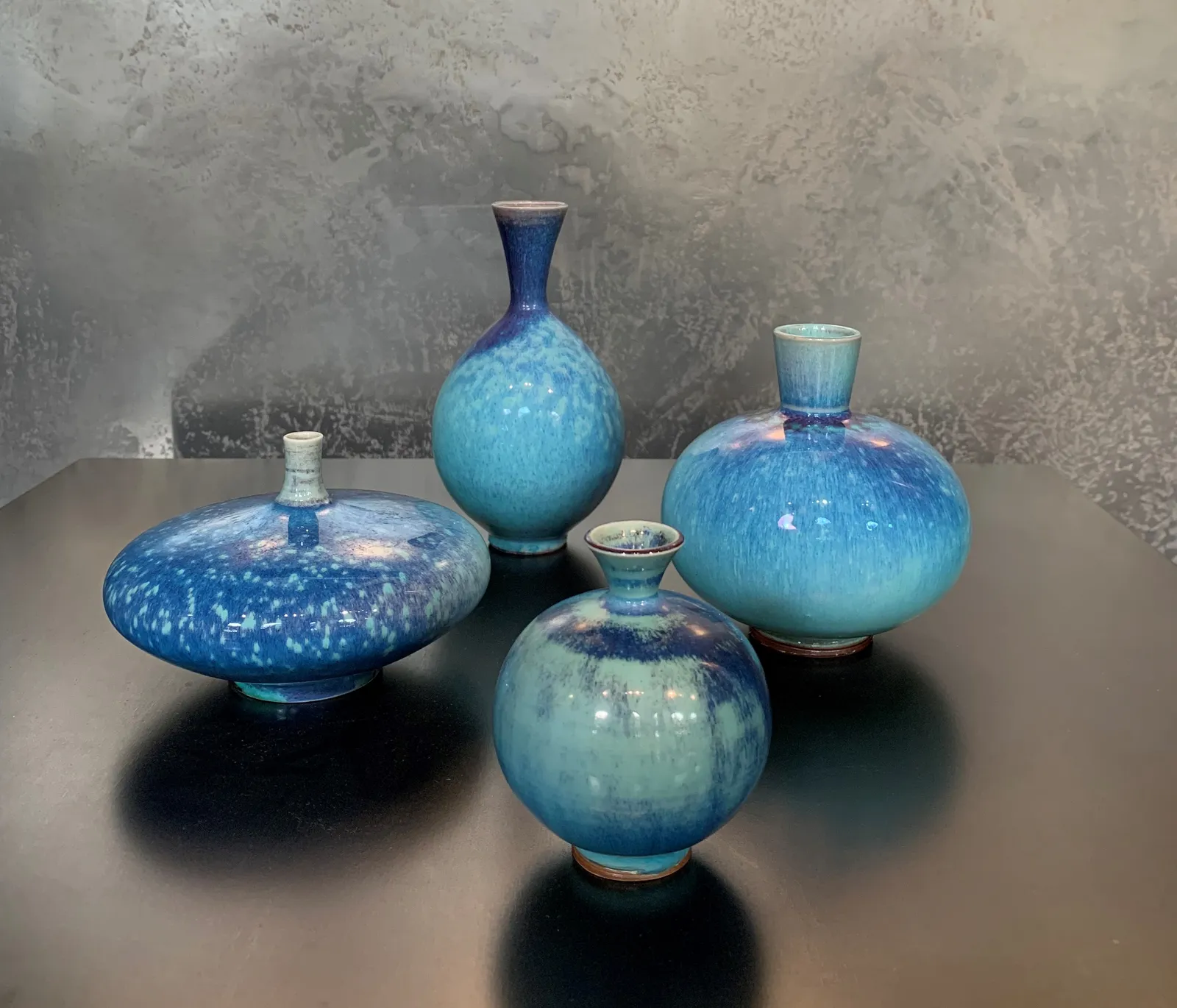 FRIBERG Berndt, Ensemble de quatre vases , Circa 1975