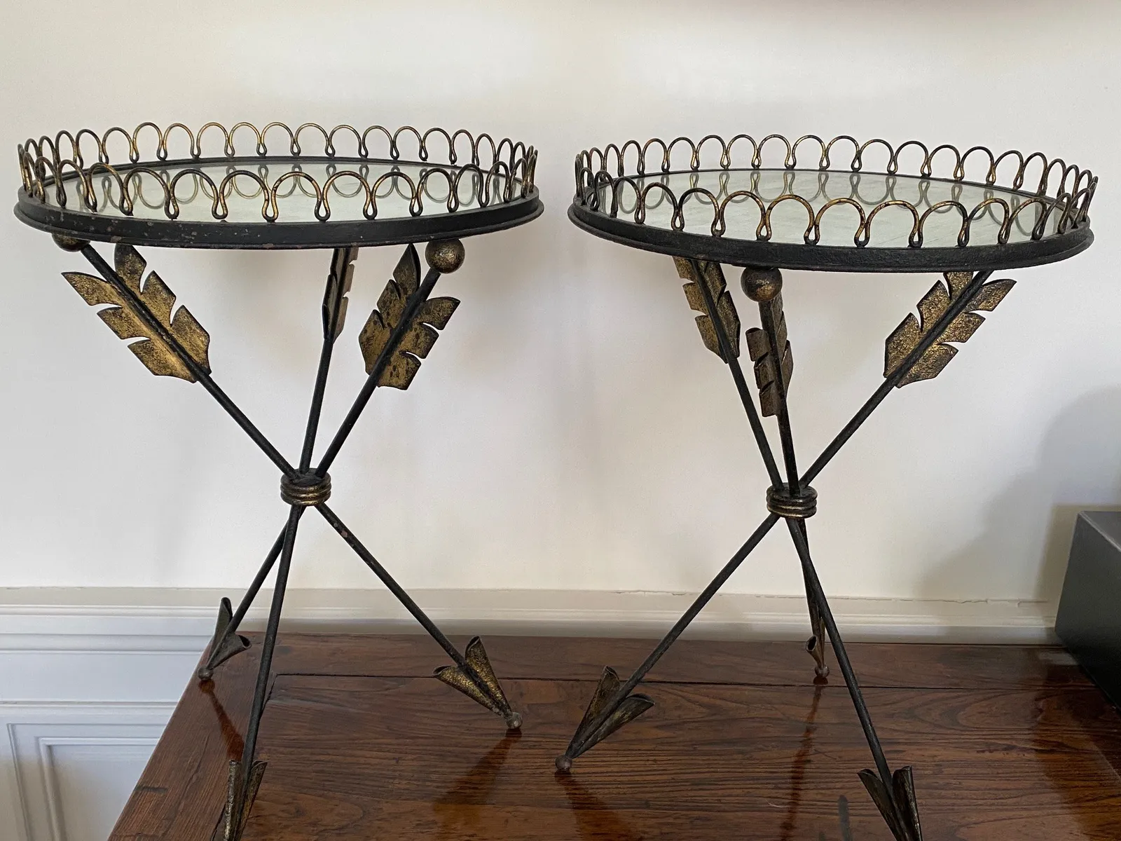 ARBUS André, Paire de guéridons, Circa 1947