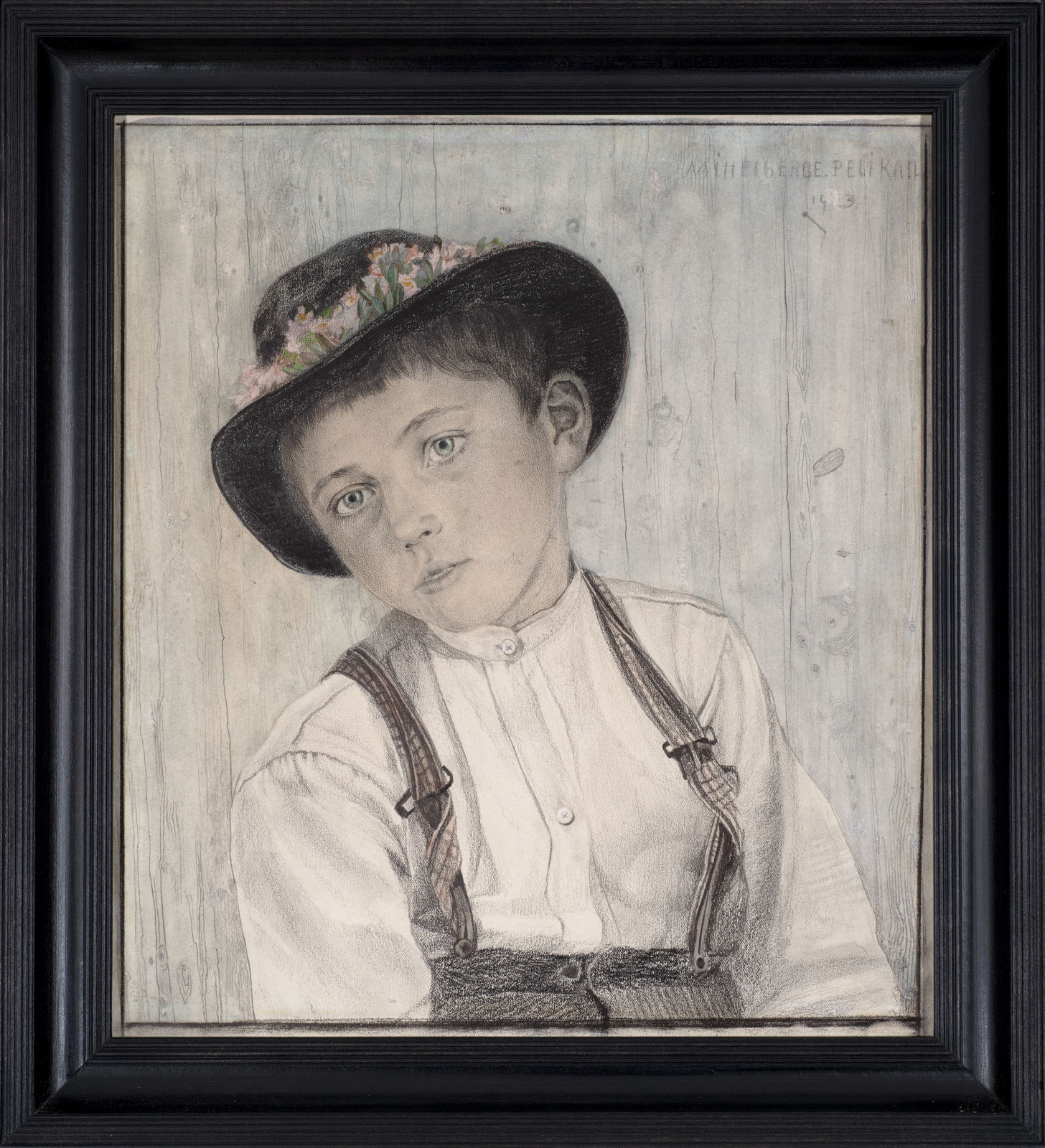 EMILIE MEDIZ-PELIKAN, Peasant boy with traditional hat, 1903