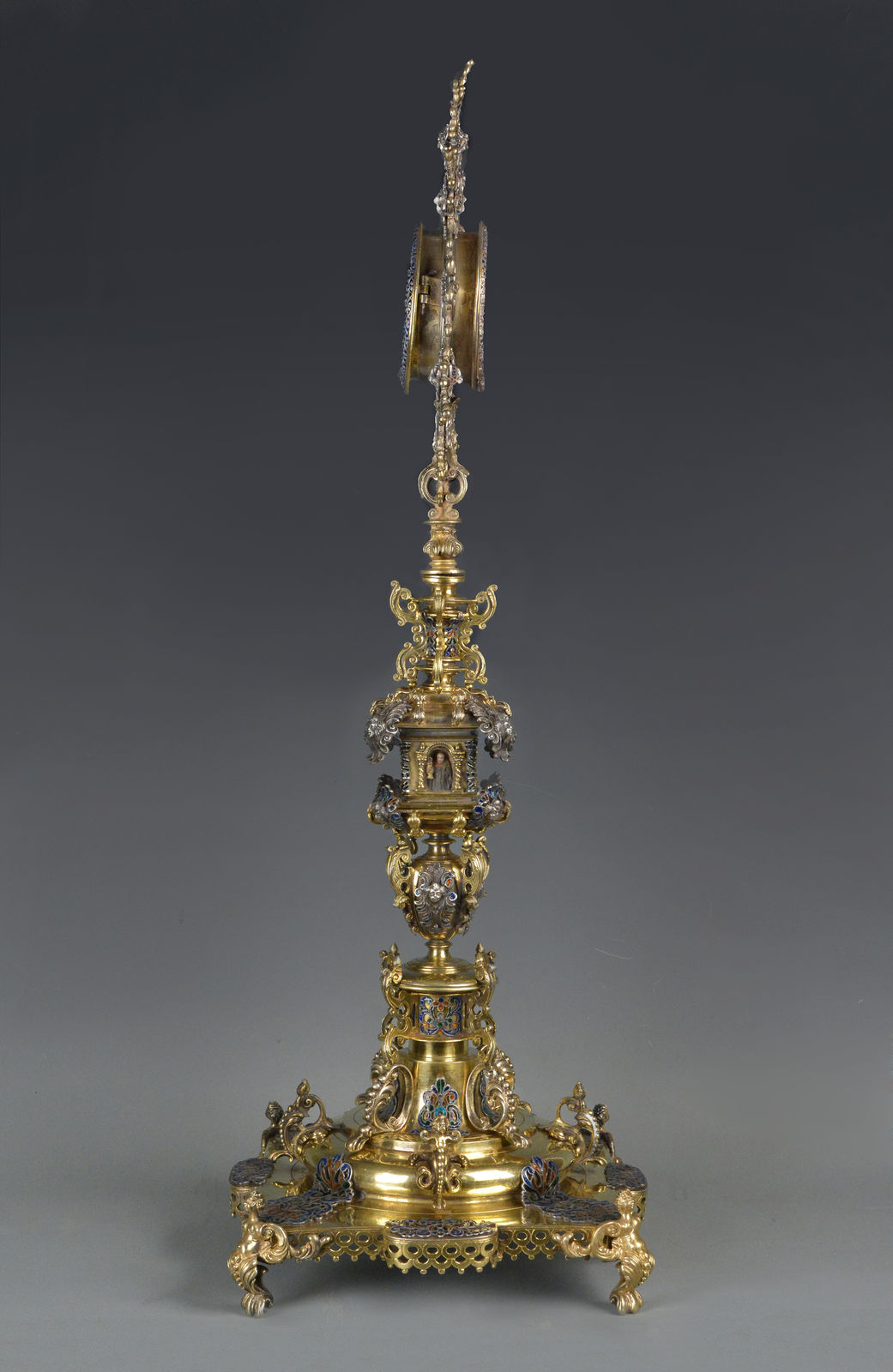 ATTRIBUTED TO LUIS LEZAMA, Portable monstrance