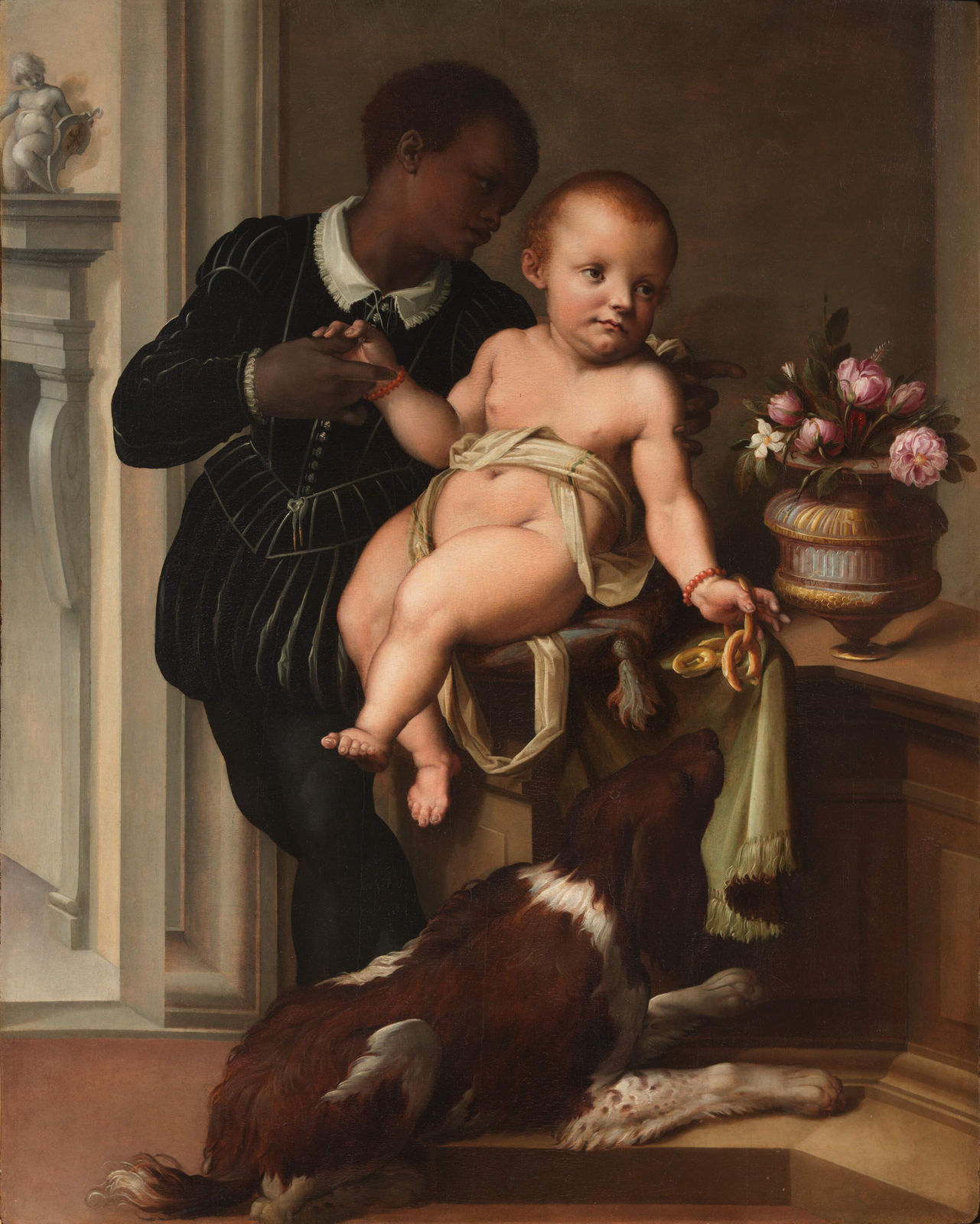 TOMMASO D'ANTONIO MANZUOLI, CALLED MASO DA SAN FRIANO, Portrait of Sinibaldo Gaddi