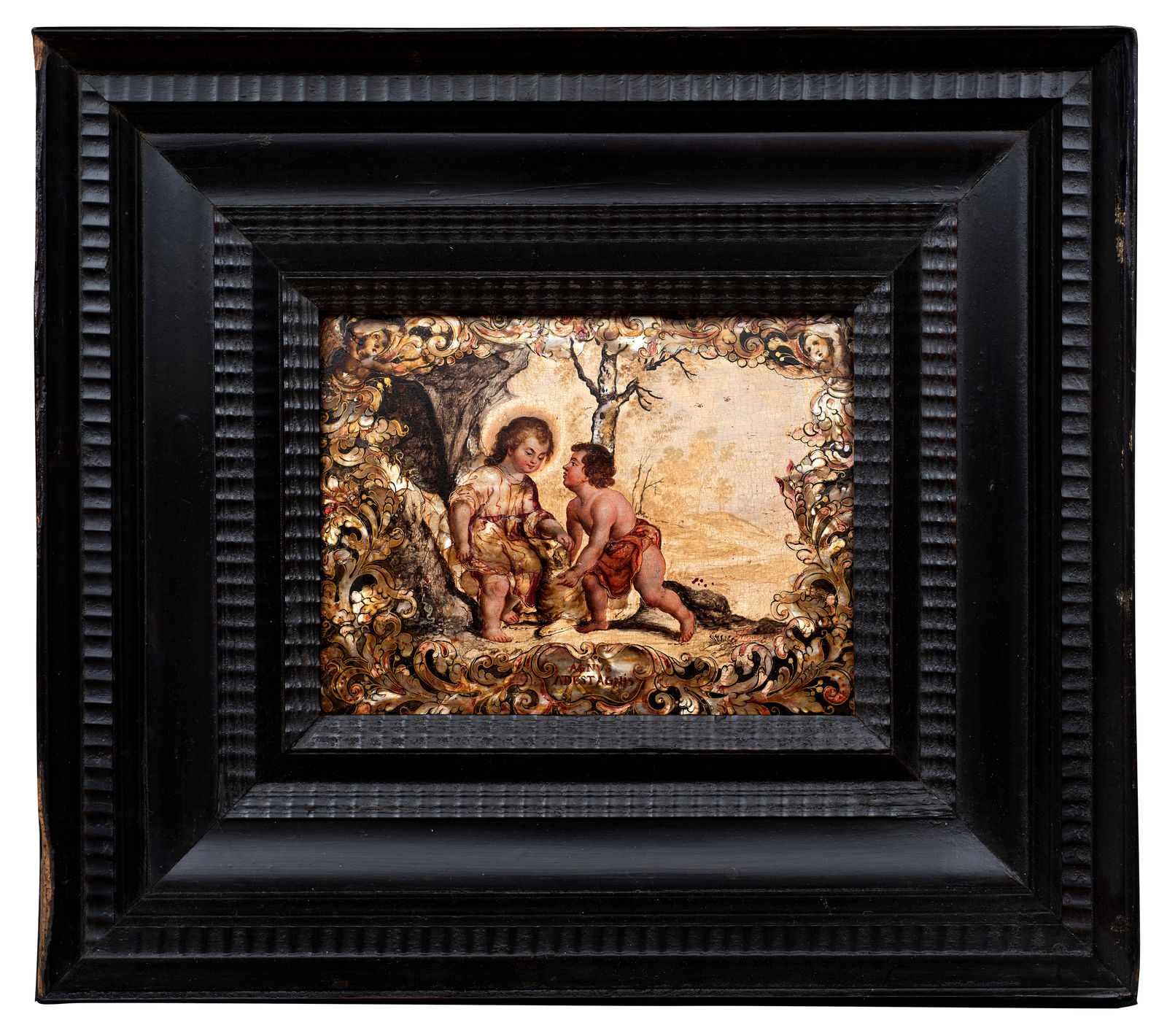 MIGUEL GONZÁLEZ, Infant Jesus and Infant John the Baptist