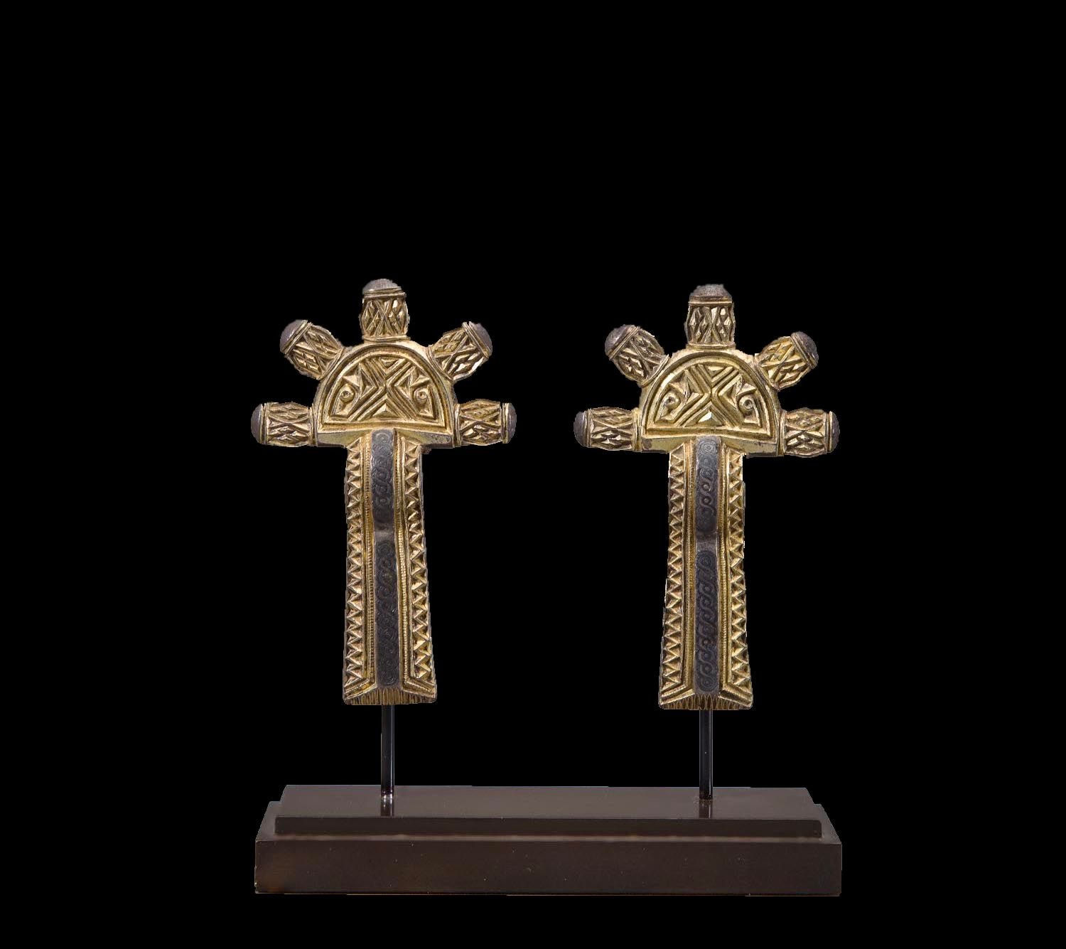 Pair of Fibulae, Frankish, ca. 6th century A.D.