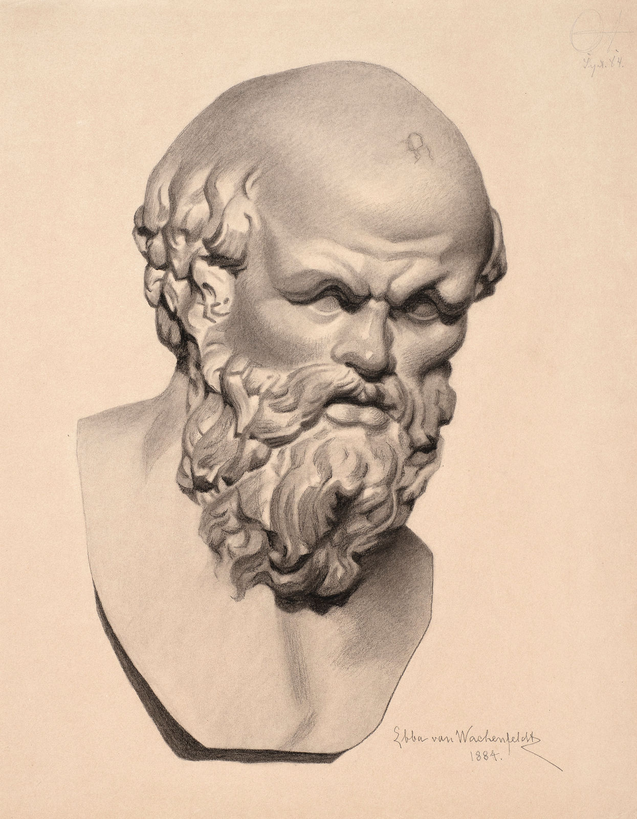 EBBA VON WACHENFELDT, Socrates, 1884