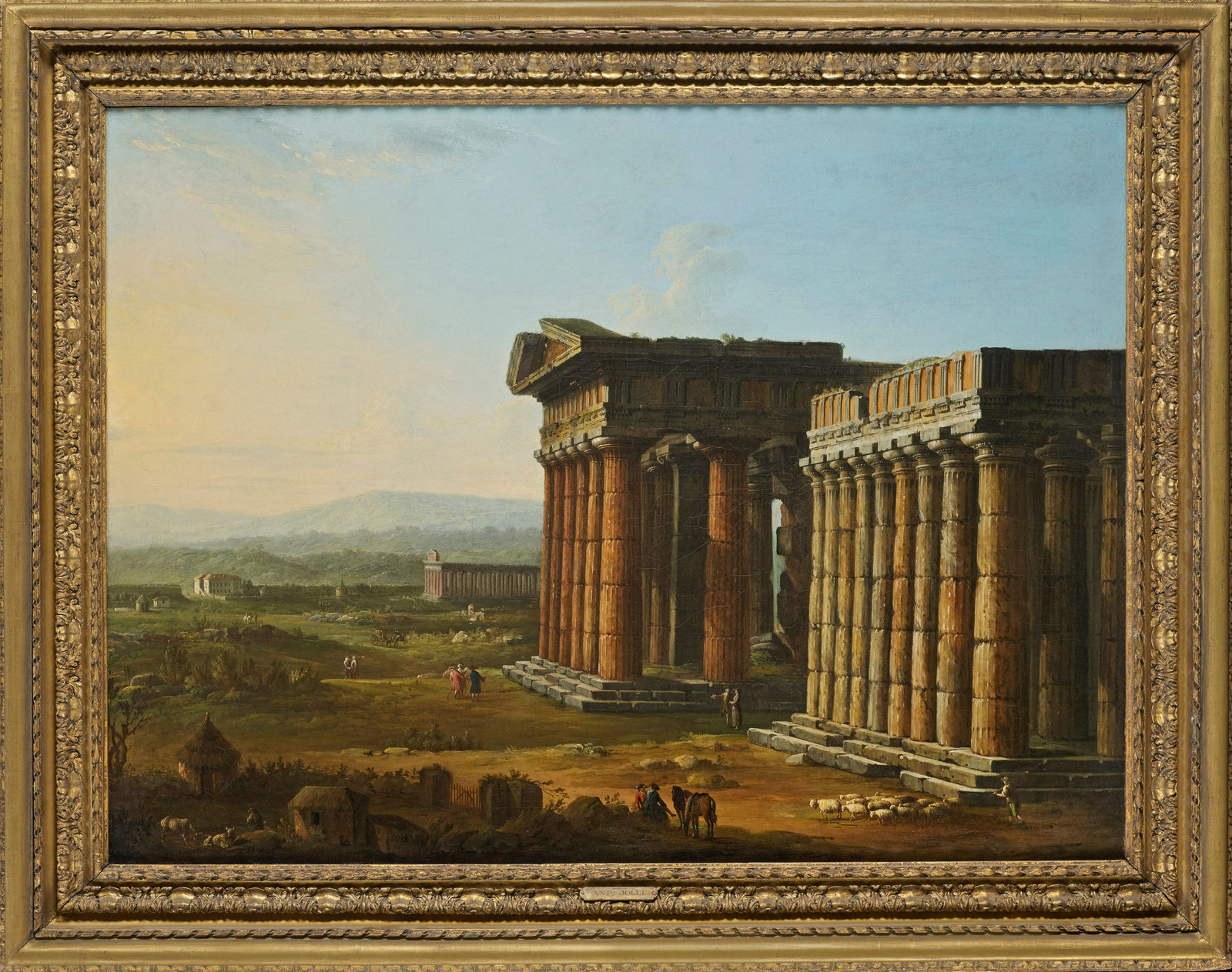 ANTONIO JOLI, Paestum, 1759