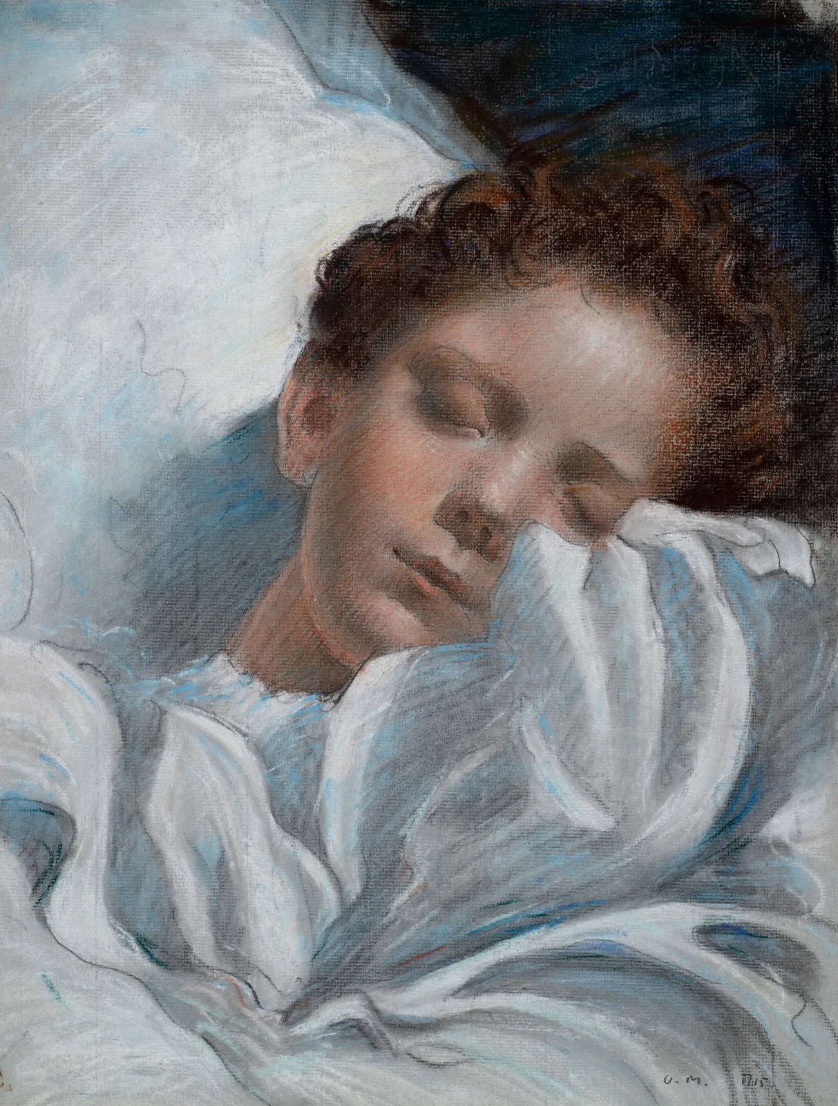 LUC OLIVIER MERSON, Study of a Sleeping Child, 1915