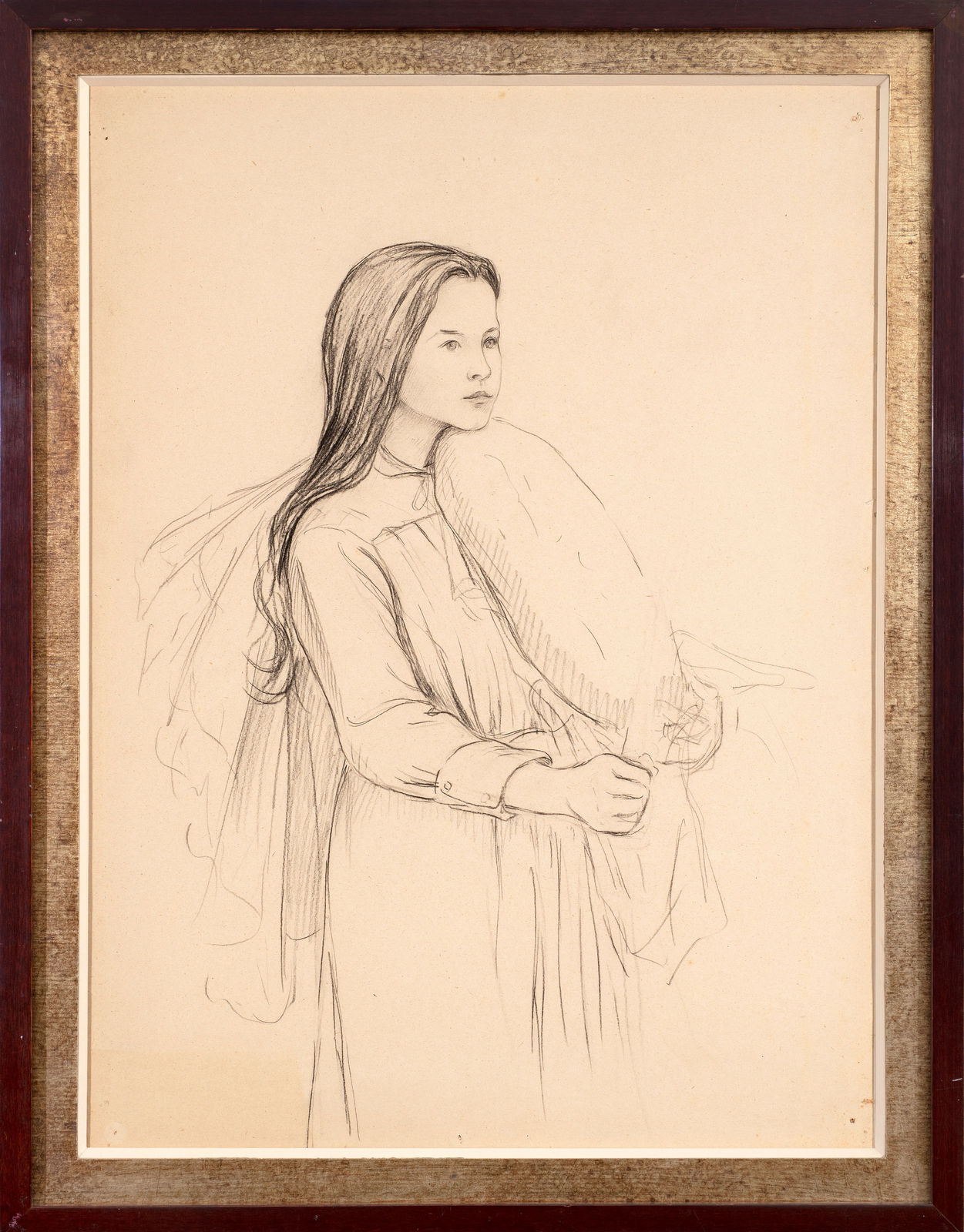 VIRGINIE DEMONT-BRETON, Study of a young girl