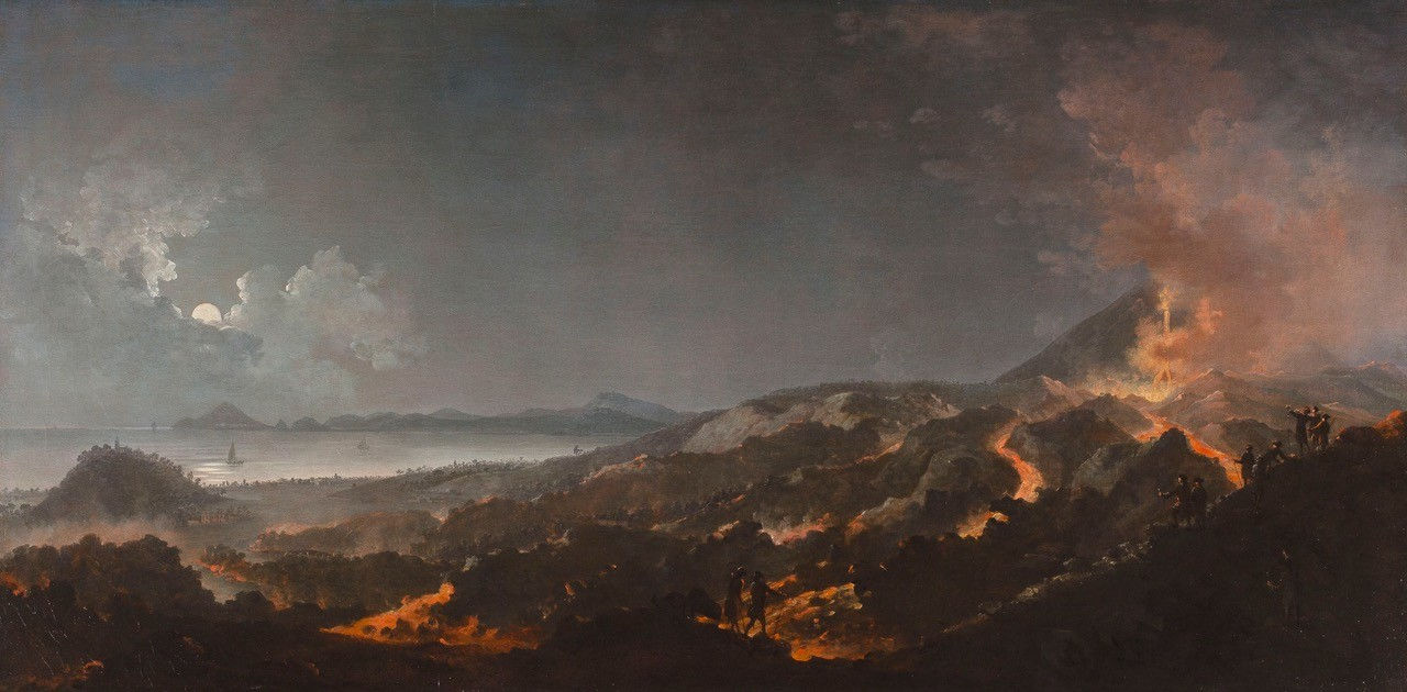 PIETRO ANTONIANI, A View of Vesuvius Erupting from the Torre del Greco