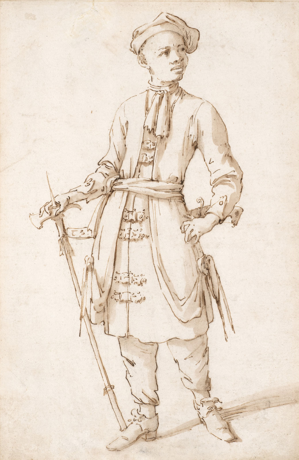 VENETIAN SCHOOL, Study of a Moor