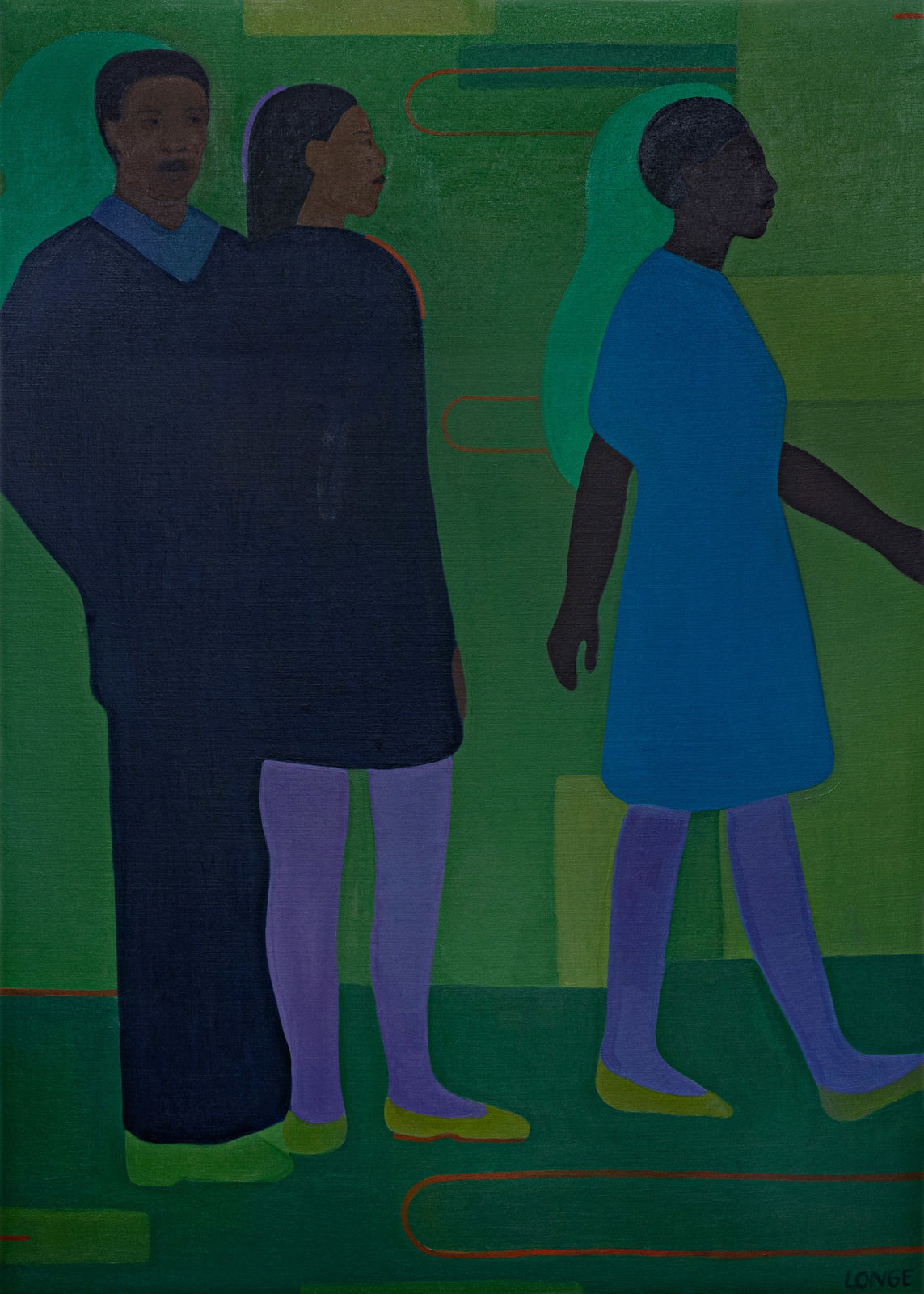 Sahara Longe, Blue Dress, 2023