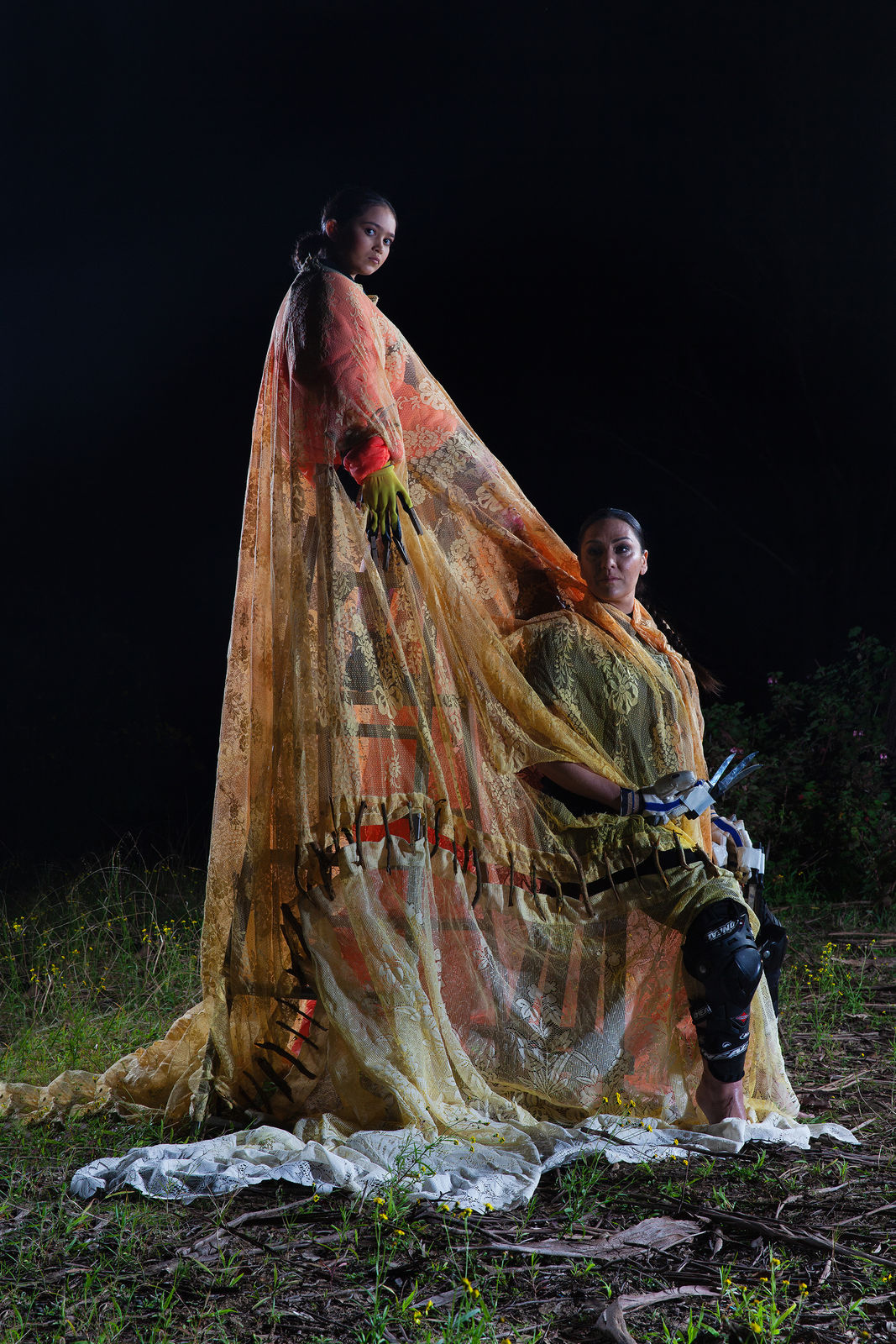 Shan Turner-Carroll, Edge Of The Garden, Ruby & Monique, 2020