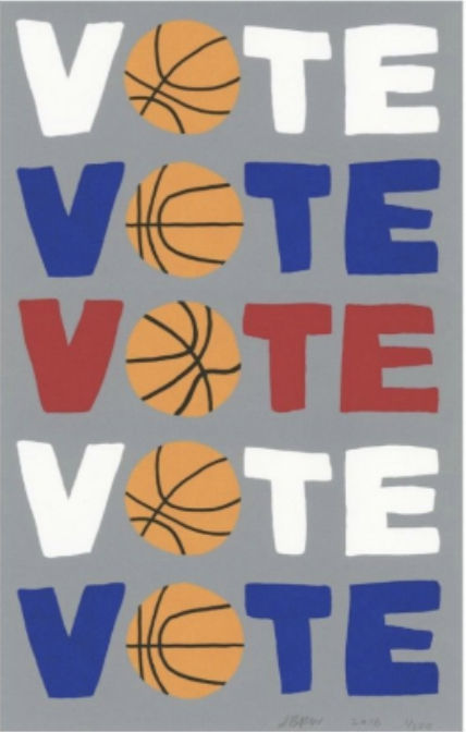 Jonas Wood, Vote , 2018