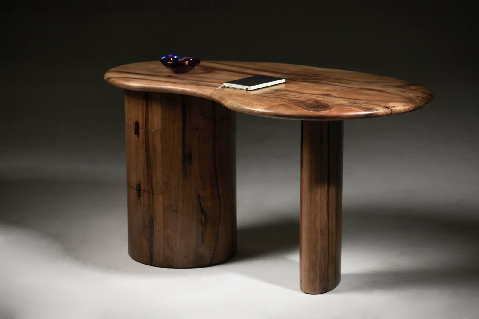 Jonathan Field, Bespoke Kidney Shaped Desk with Pebble-Edged top, September 2025