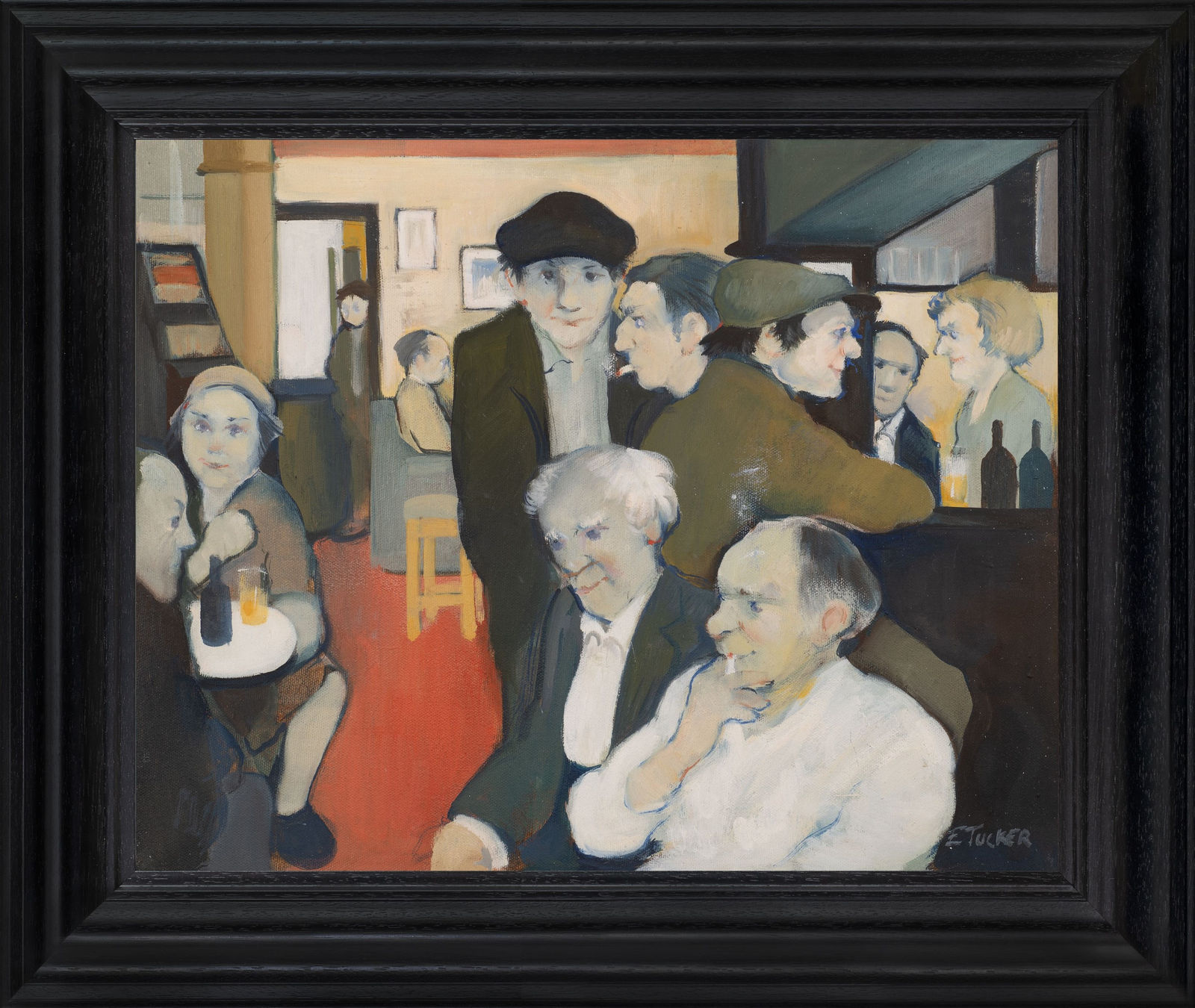 Eric Tucker, Pub Scene with White Shirt Smoker