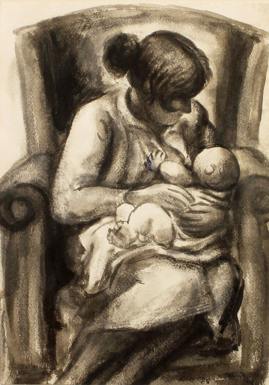 Baltasar Lobo, Mère et enfant, 1986