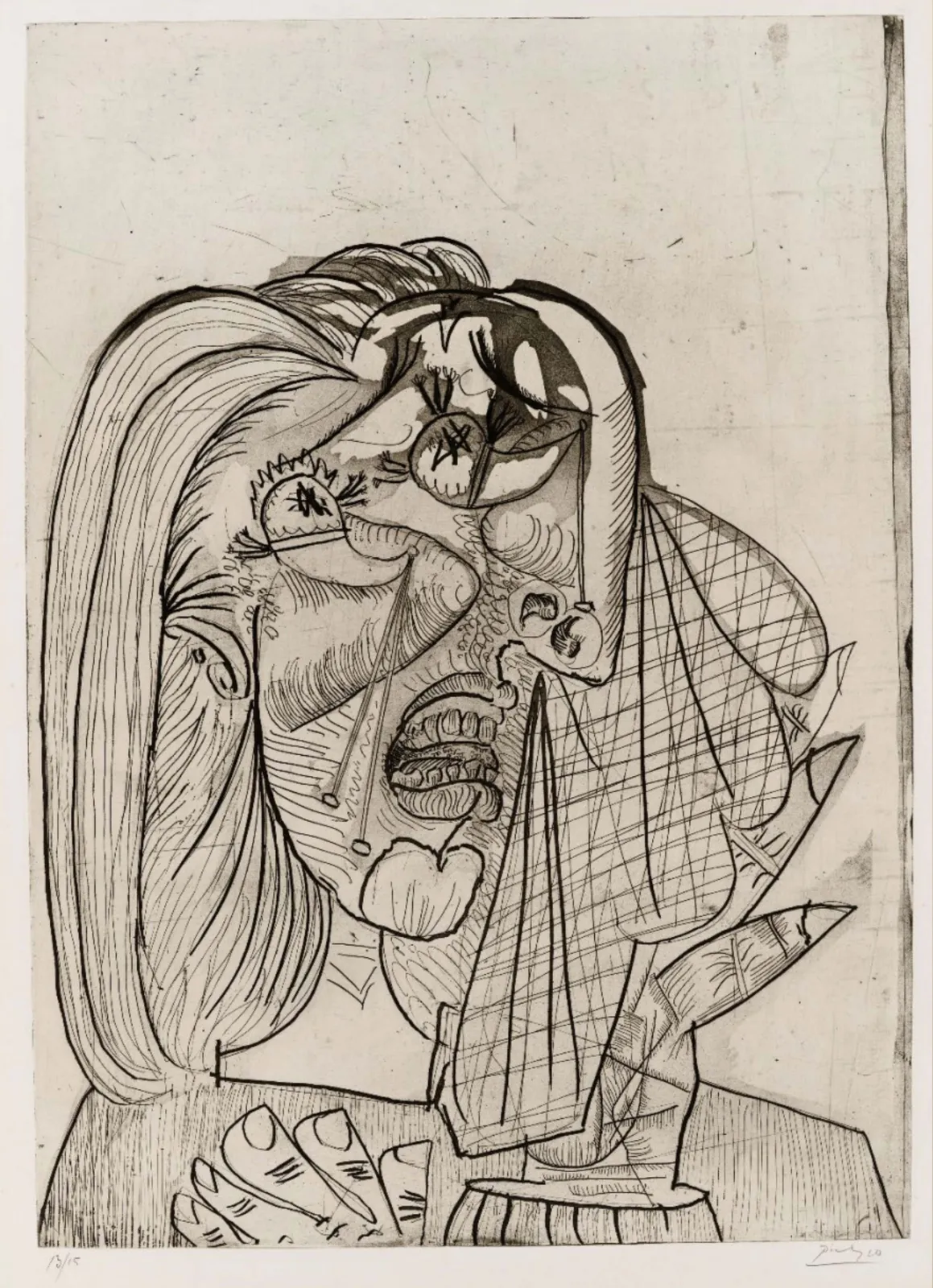 Pablo Picasso, La Femme qui pleure I, 1937