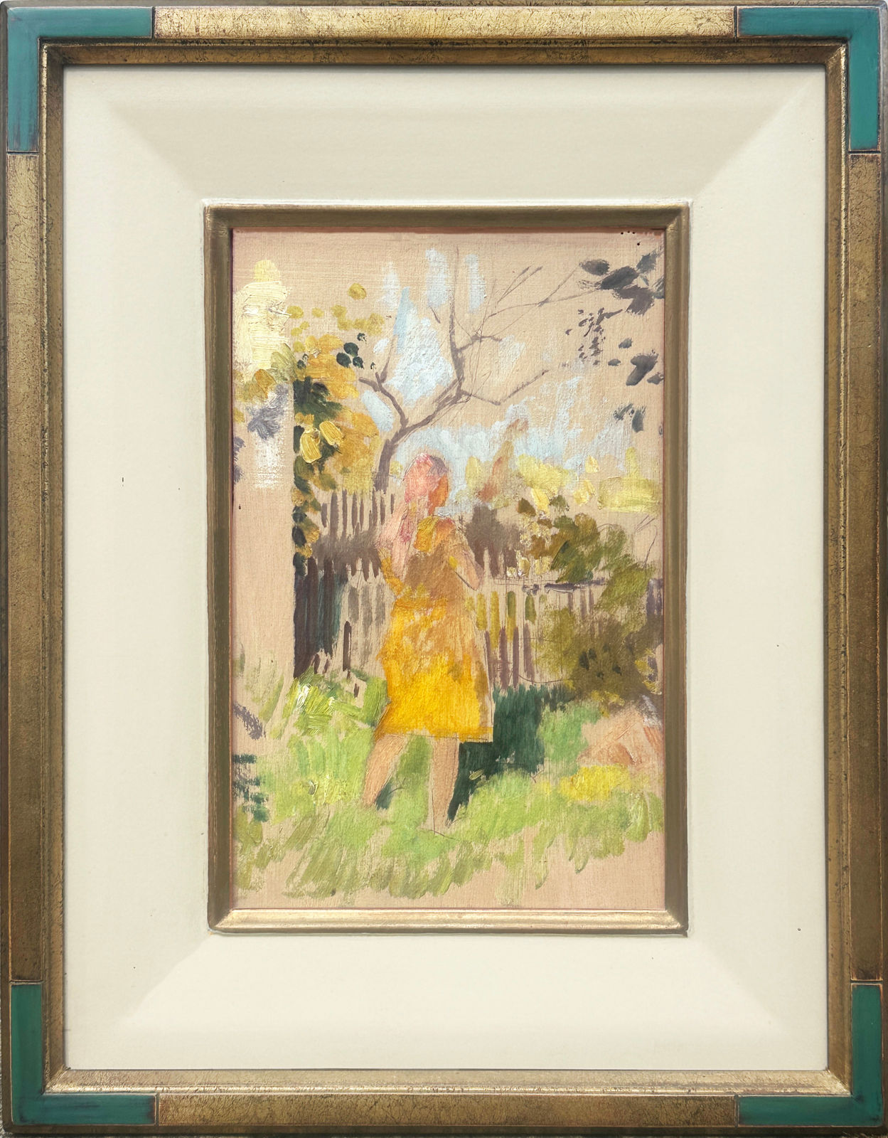 Pierre Adolphe Valette, Maria In Valettes Garden - Blace