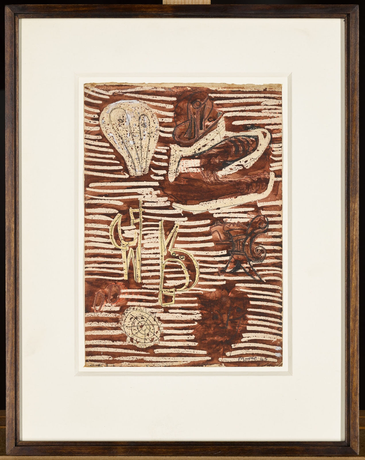 Henry Moore, Textile Design, 1943