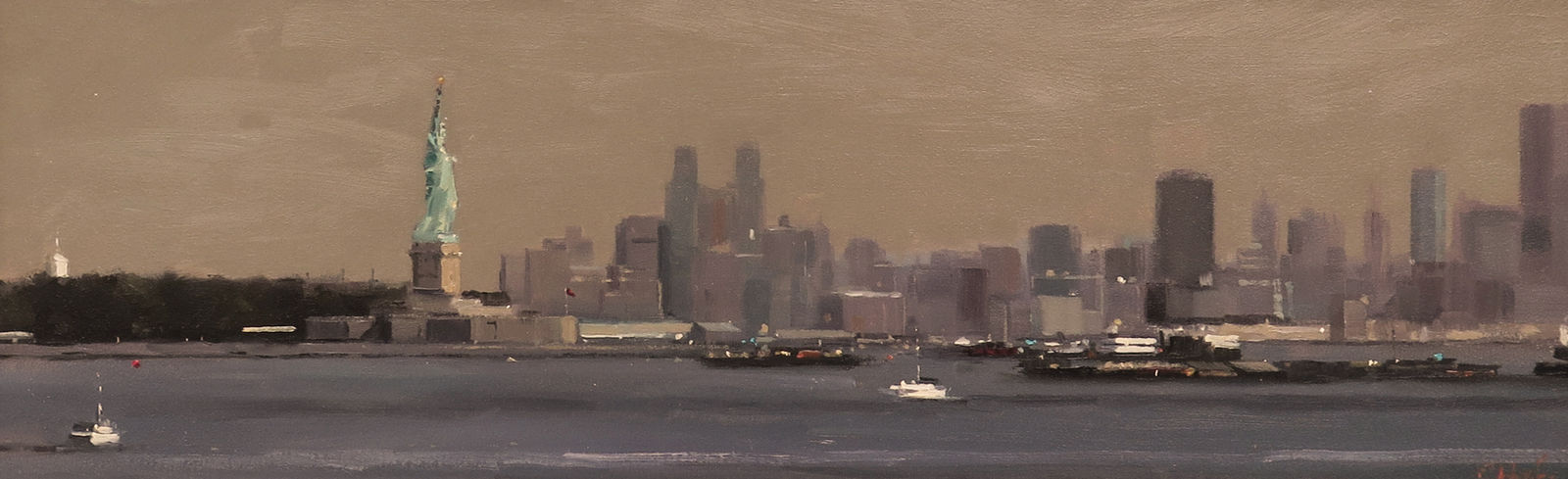 Michael Ashcroft ROI MAFA, New York Skyline (Study)