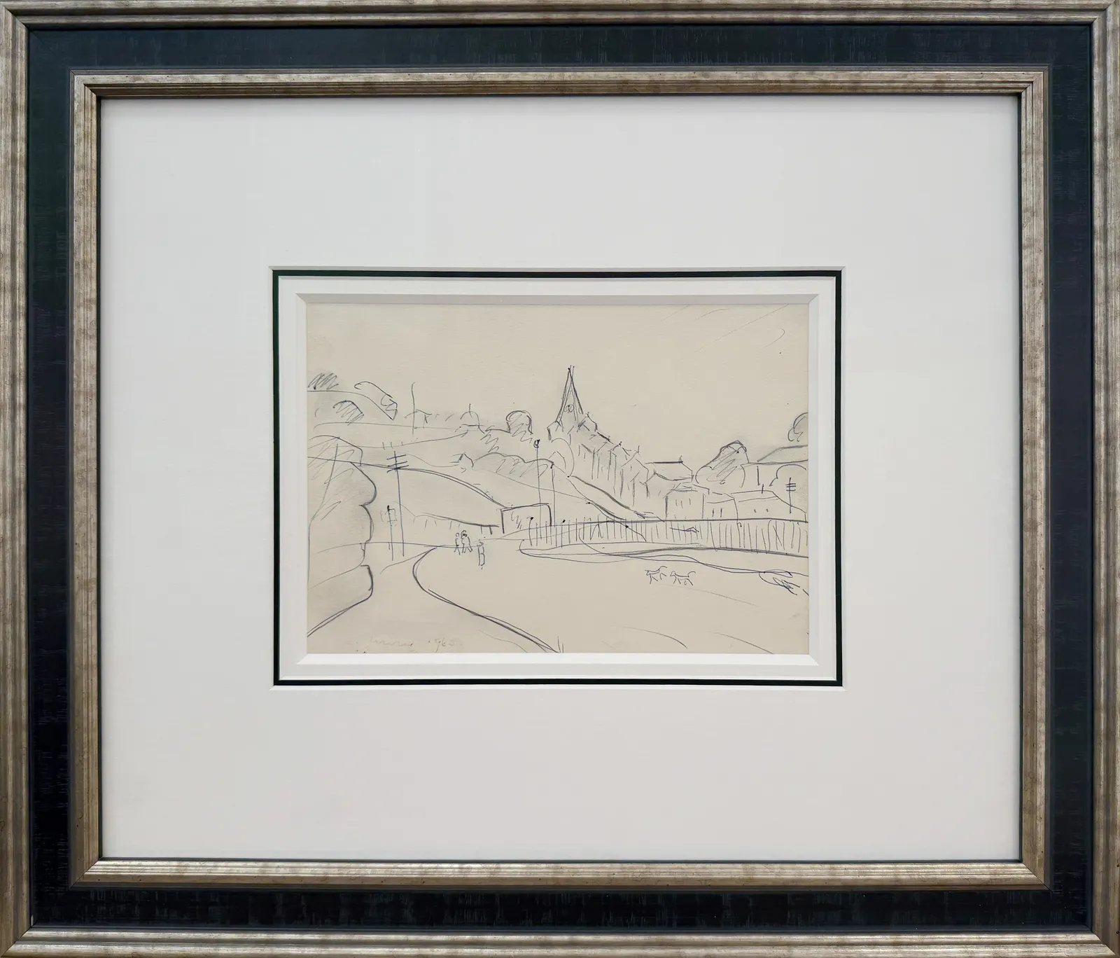 L.S Lowry, Ebbw Vale, 1960