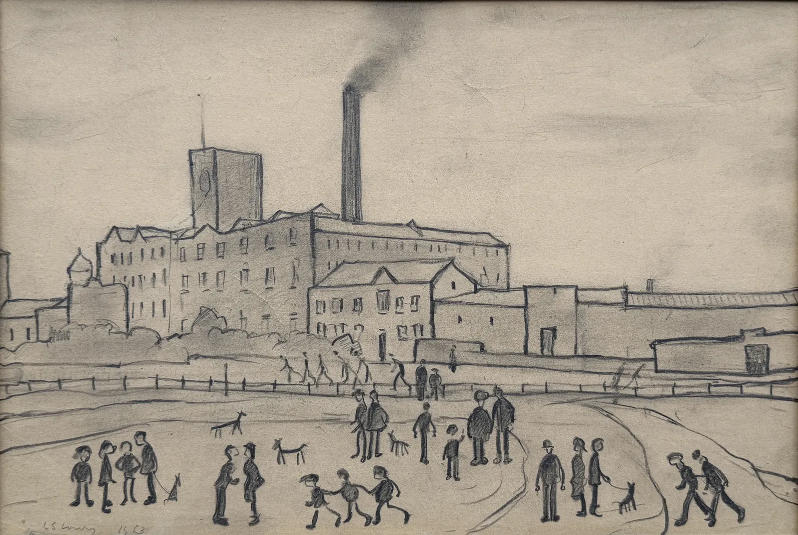 L.S Lowry, The Mill
