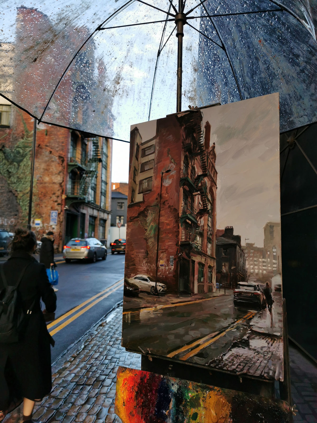Rob Pointon ROI, Fire Escape, Port St, Northern Quarter, Manchester