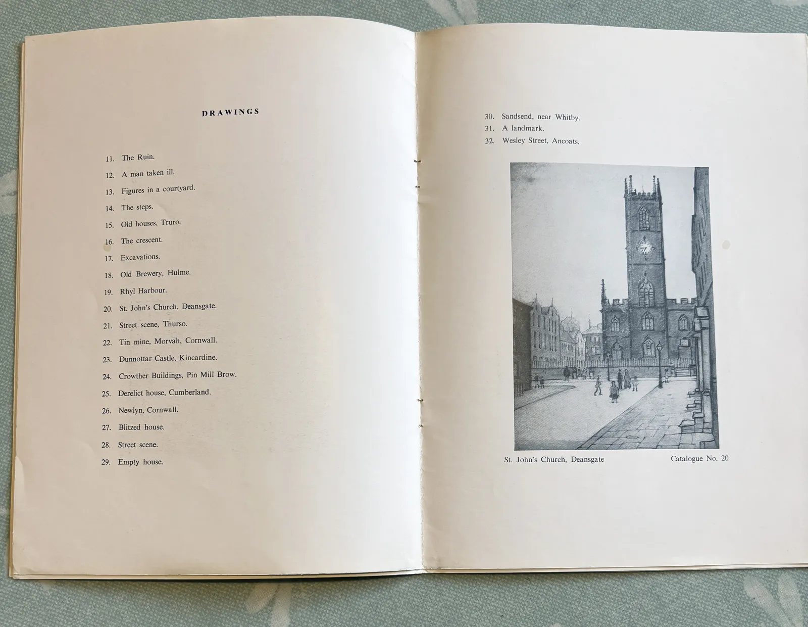 L.S.Lowry, St Johns Church Deansgate , 1928