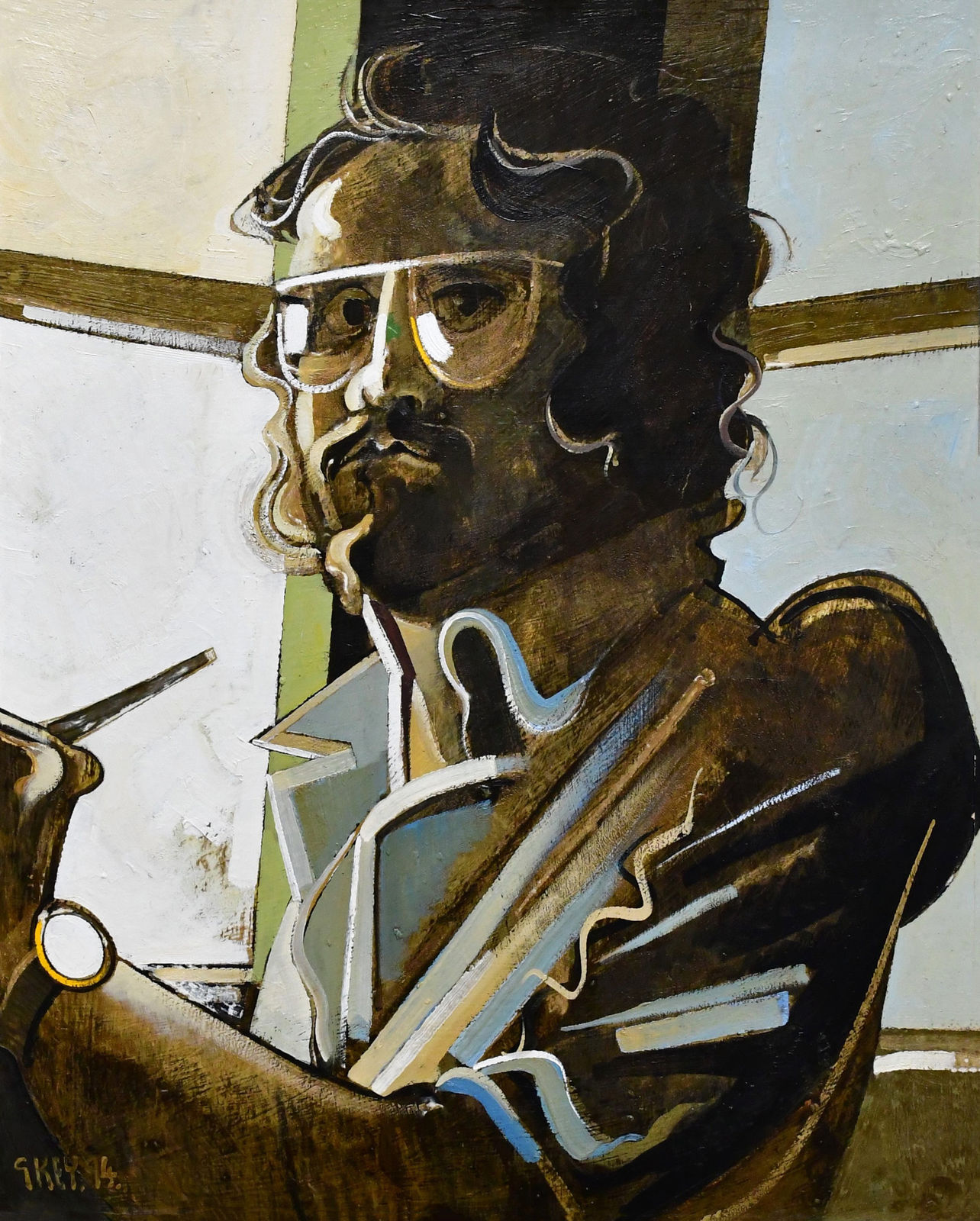 Geoffrey Key, Self Portrait, 1994