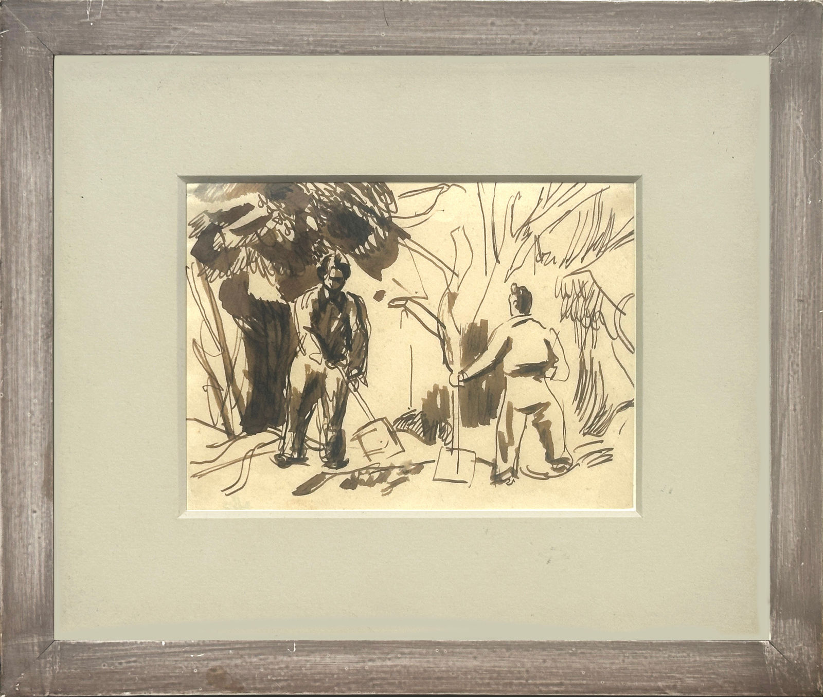 Keith Vaughan, Work Party - Bulford Camp, 1941