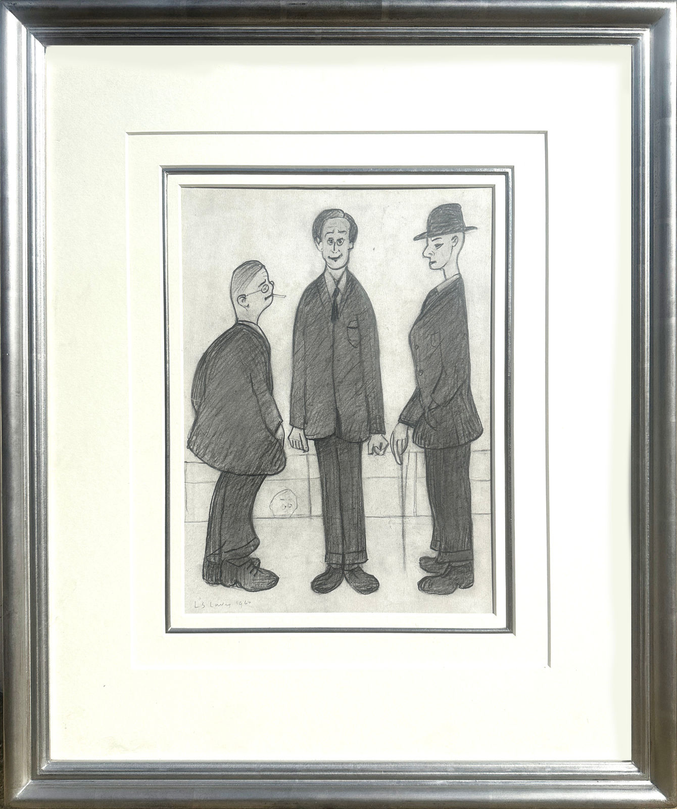 L.S Lowry, At the Seaside, 1960