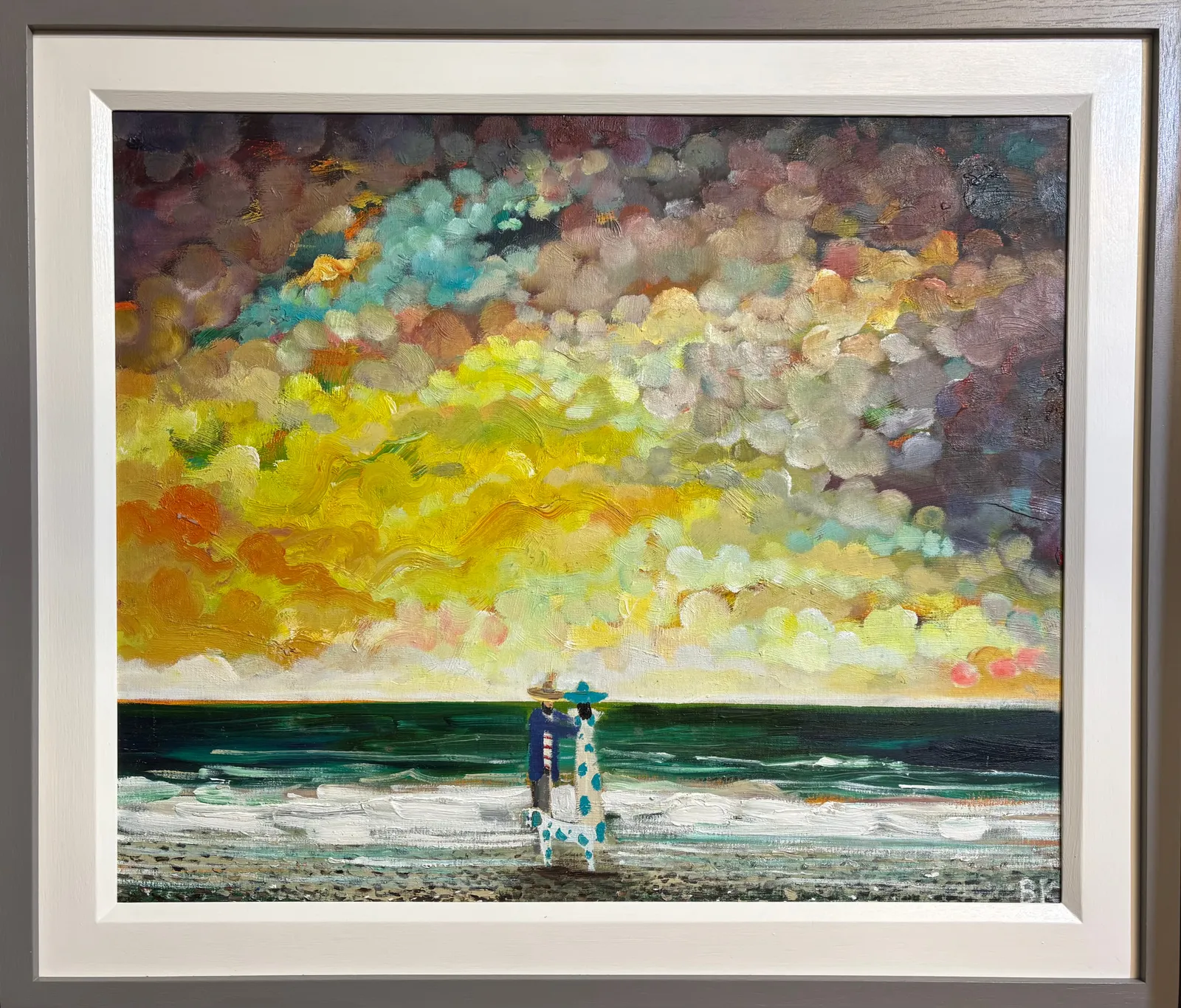 Ben Kelly, Beach Sunset for Three, 2020