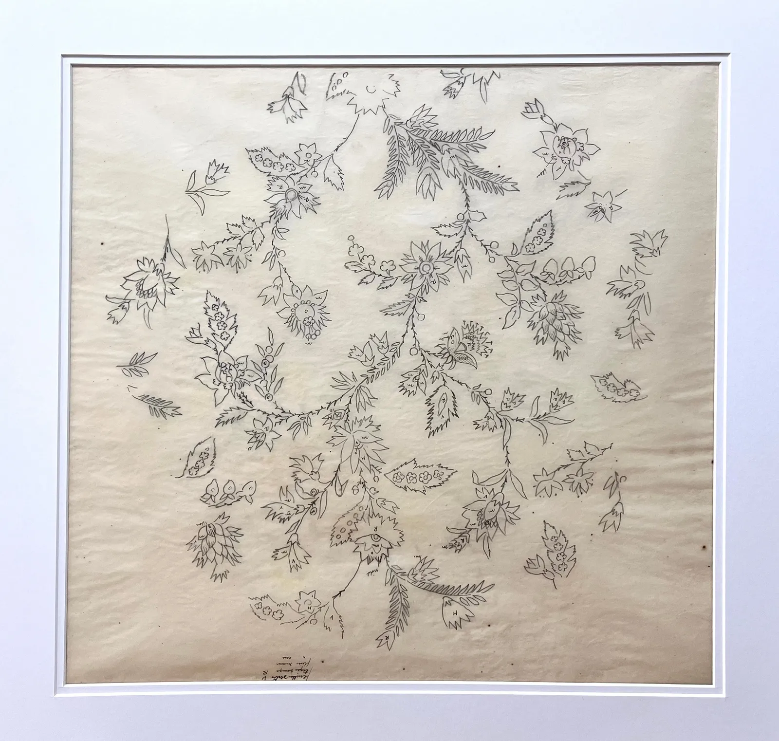 Pierre Adolphe Valette, Paisley Inspired Motif